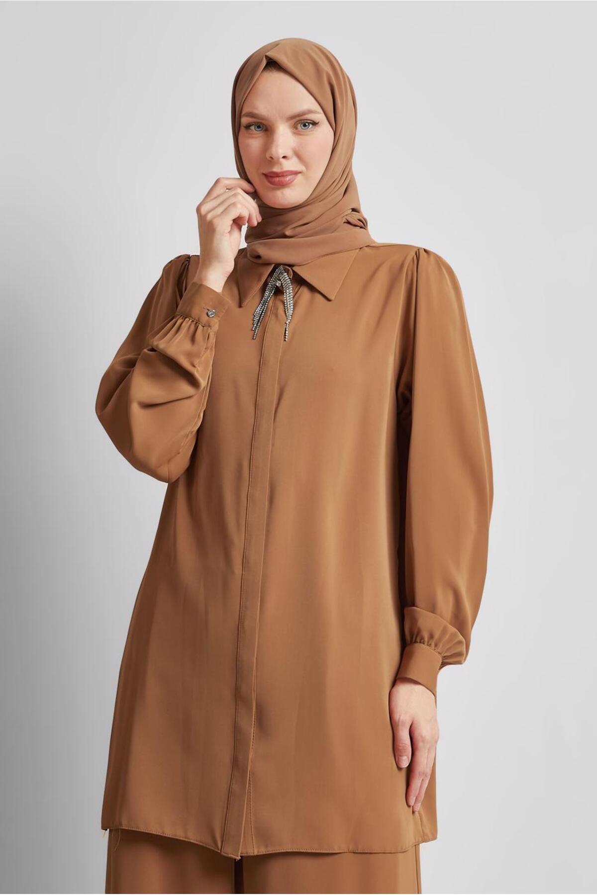 تونیک زنانه راسته آستین استاندارد | آلوینا Alvina 24YTNK0044200