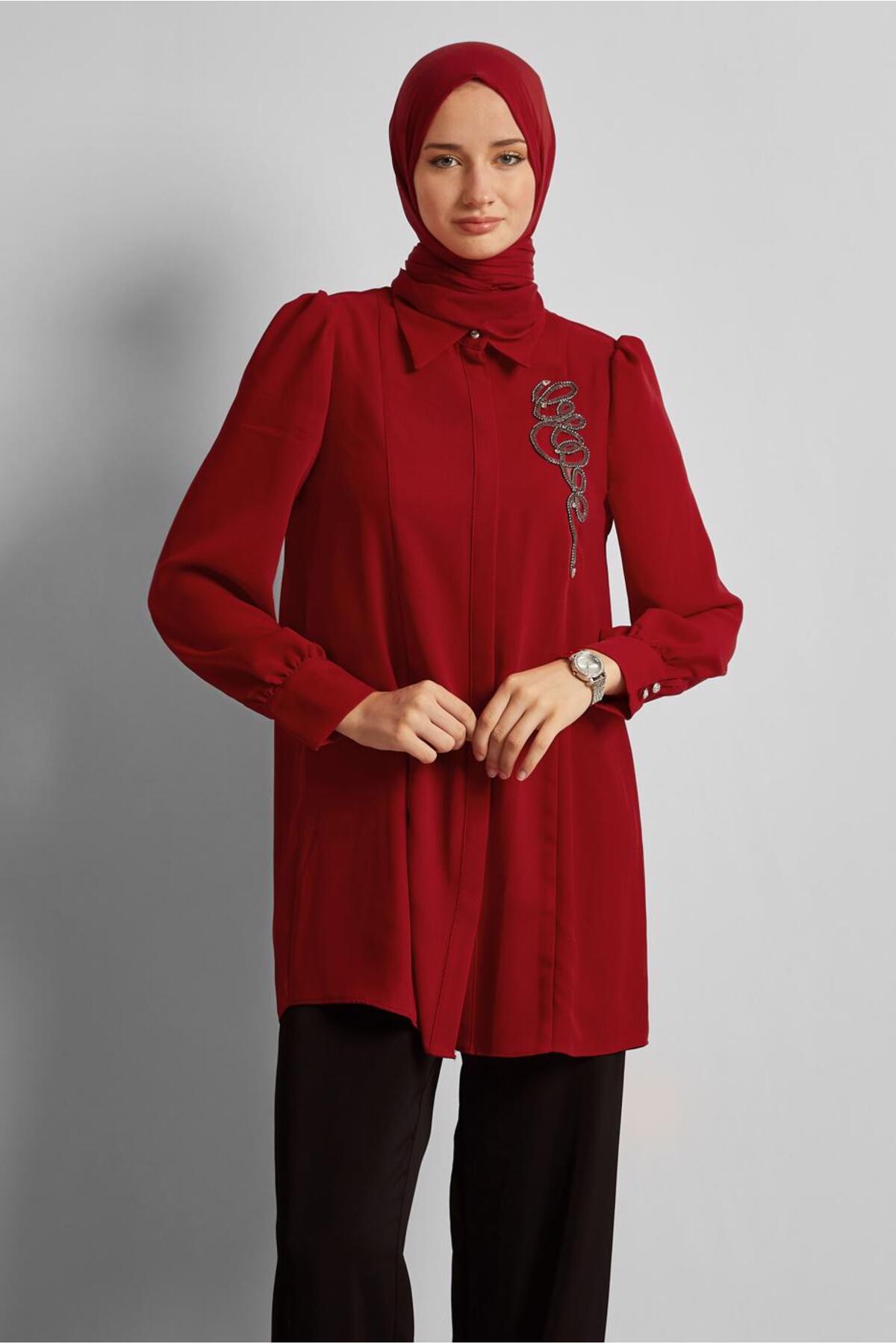 تونیک زنانه اسلیمی آستین استاندارد | آلوینا Alvina 25YTNK0045592