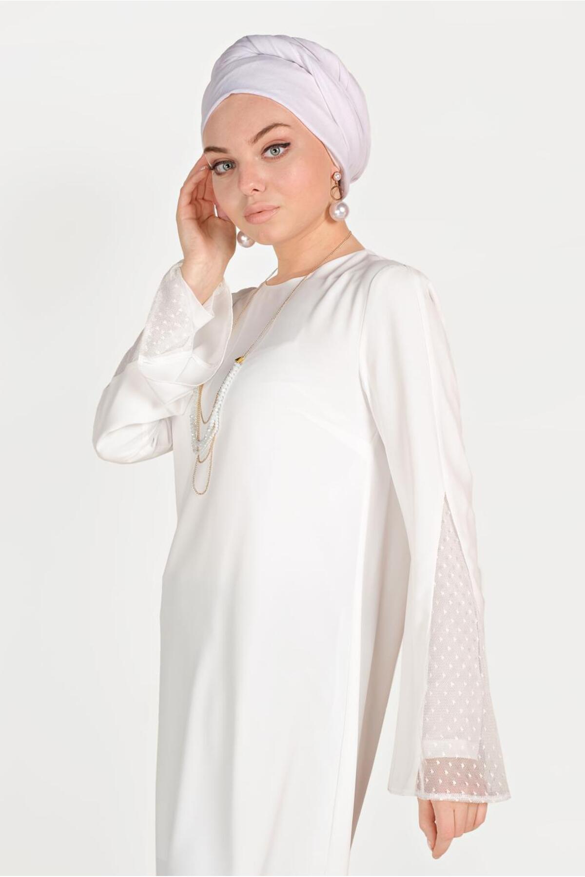 تونیک زنانه راسته آستین بلند | آلوینا Alvina 20YTNK0040444