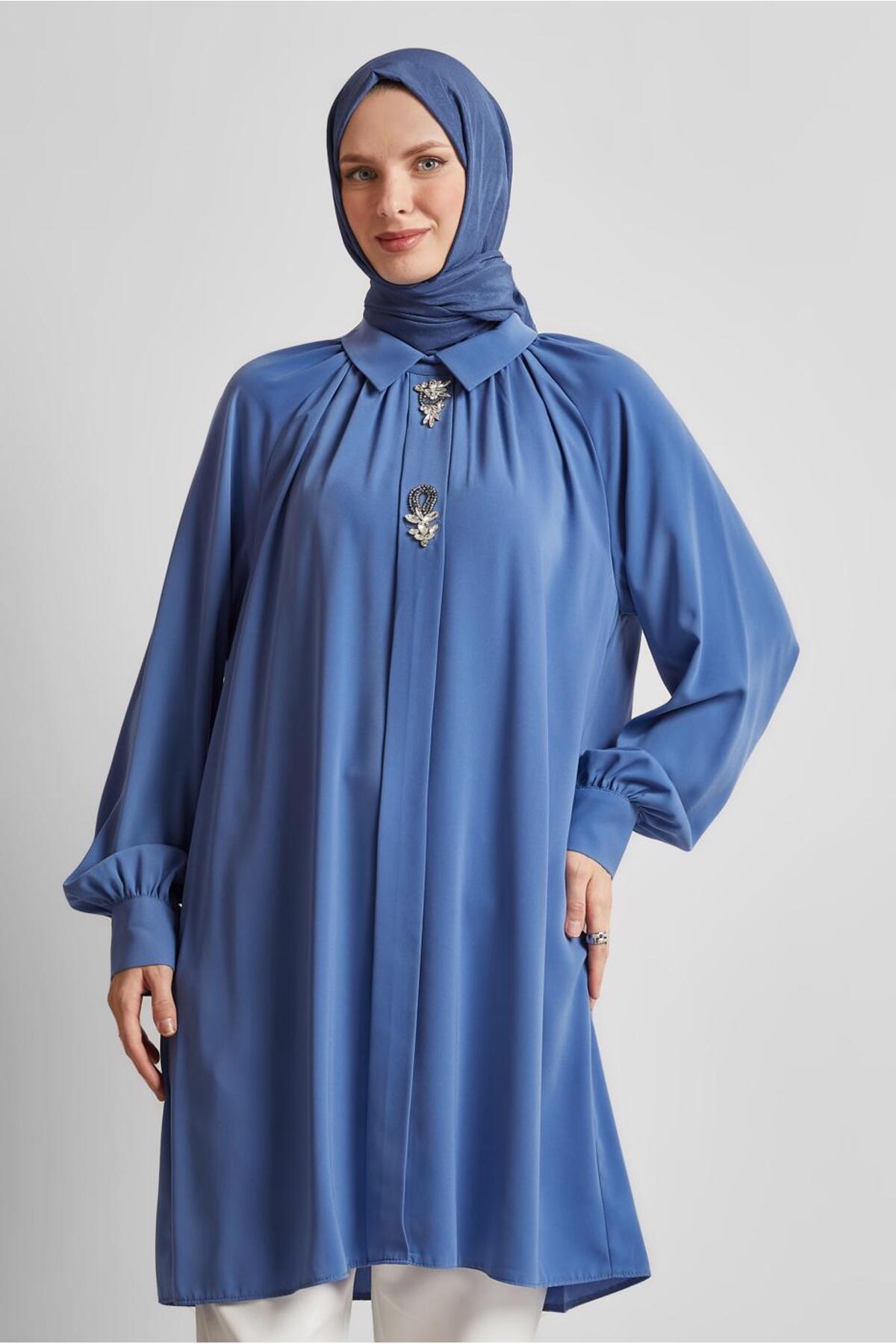 تونیک زنانه راسته آستین استاندارد | آلوینا Alvina 24YTNK0044663