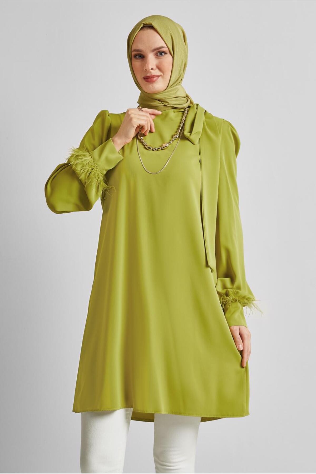 تونیک زنانه راسته آستین استاندارد | آلوینا Alvina 25YTNK0045324