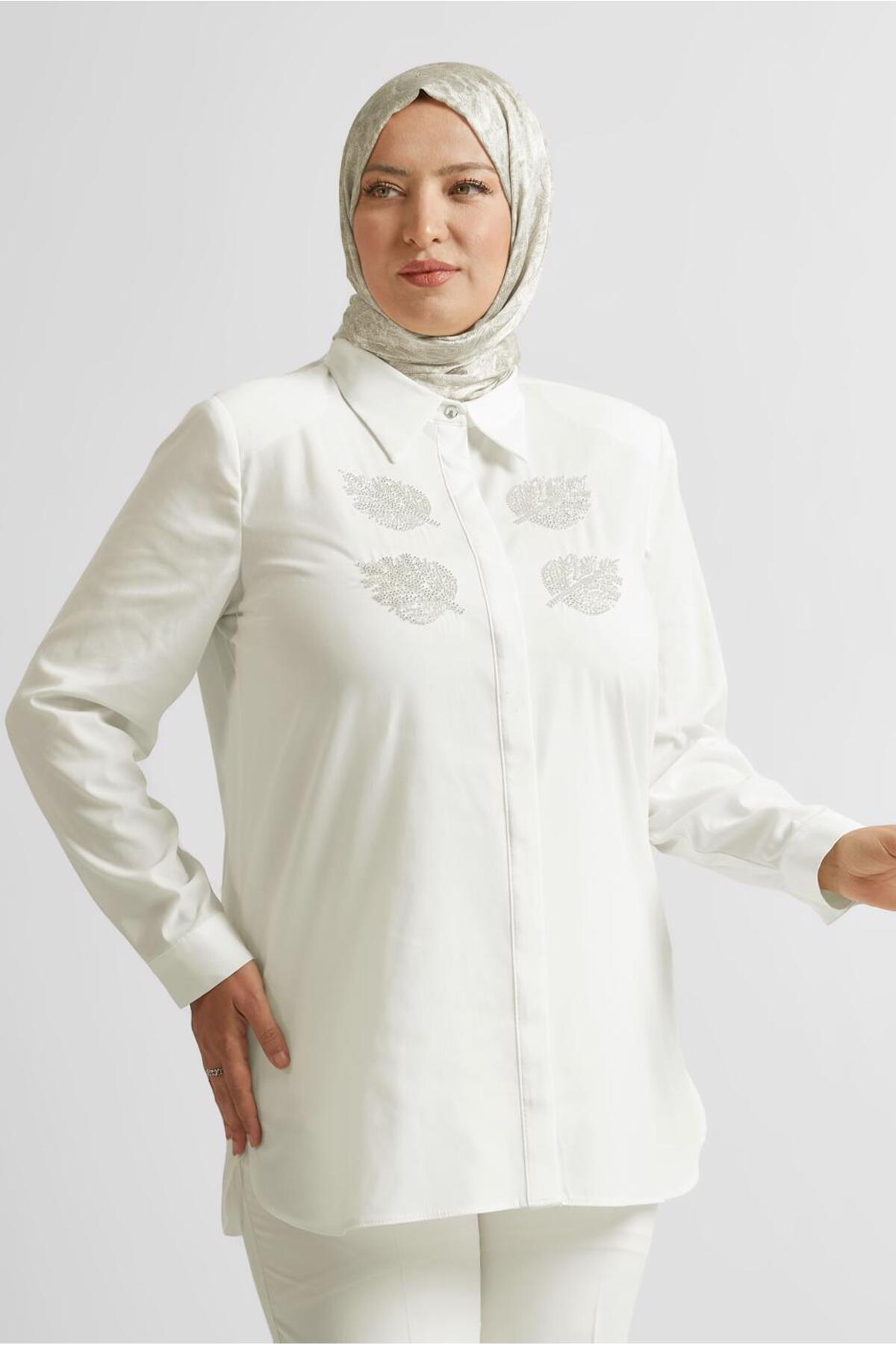 تونیک زنانه راسته آستین بلند | آلوینا Alvina 25YTNK0020758