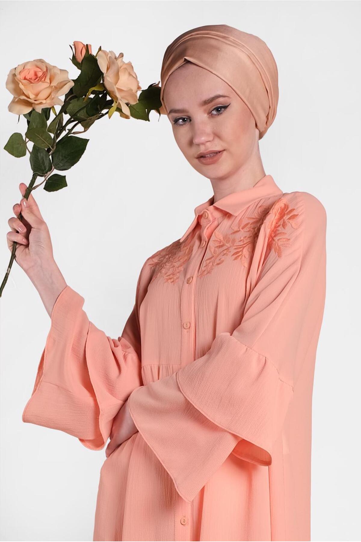 تونیک زنانه اسلیمی آستین بلند | آلوینا Alvina 19YTNK004444