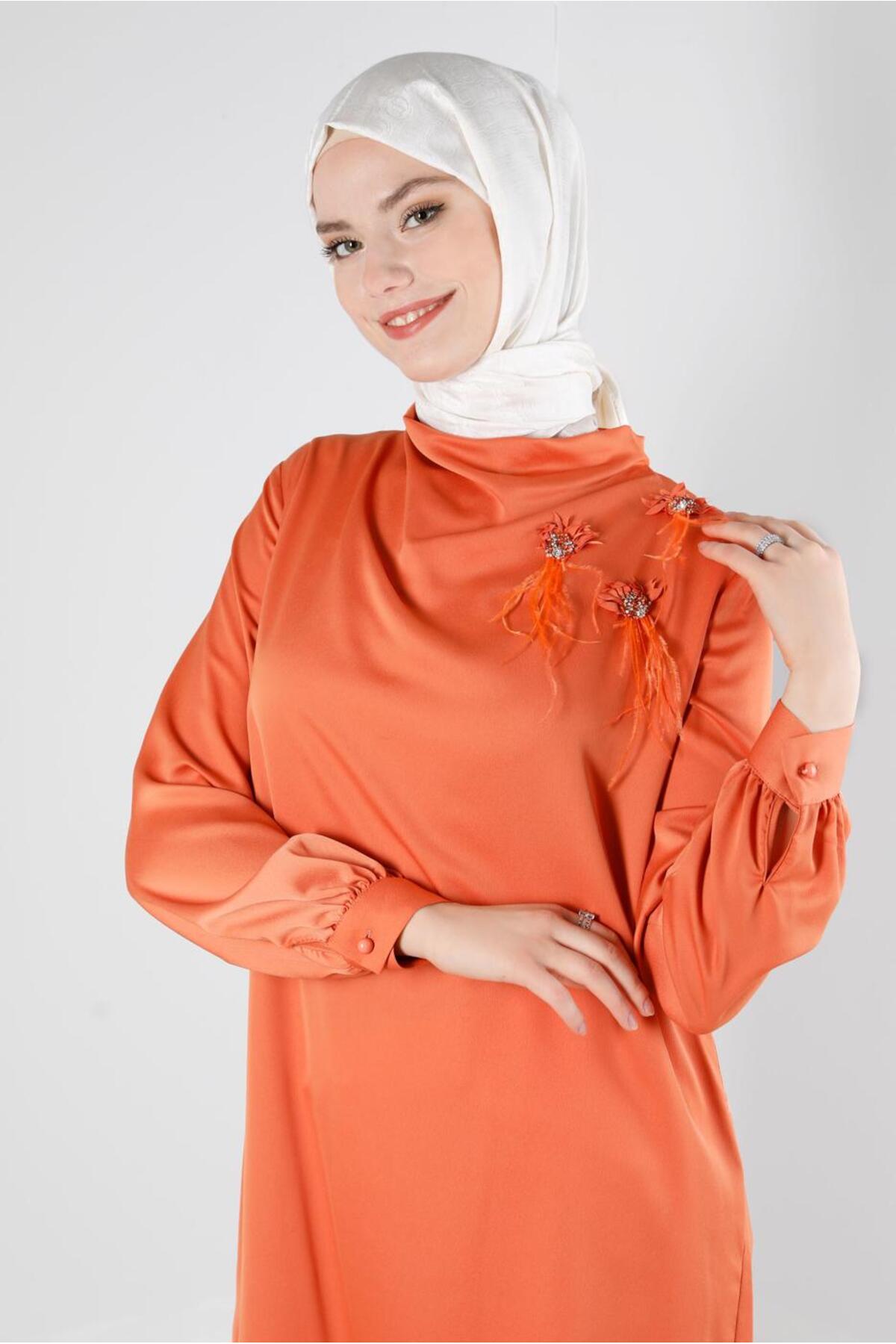 تونیک زنانه راسته آستین بلند | آلوینا Alvina 23YTNK0043515