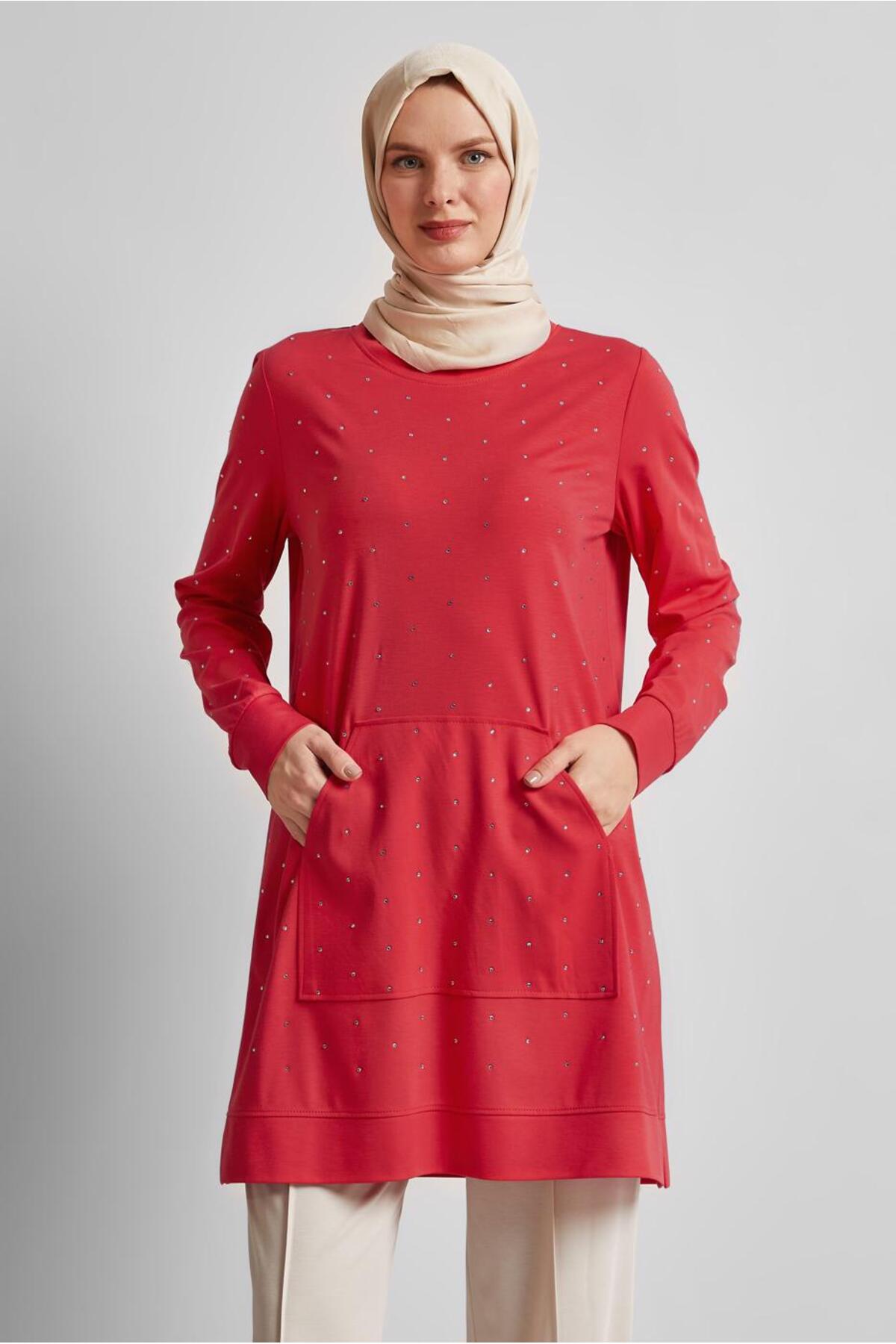 تونیک زنانه اسلیمی آستین استاندارد | آلوینا Alvina 25YESF0045390