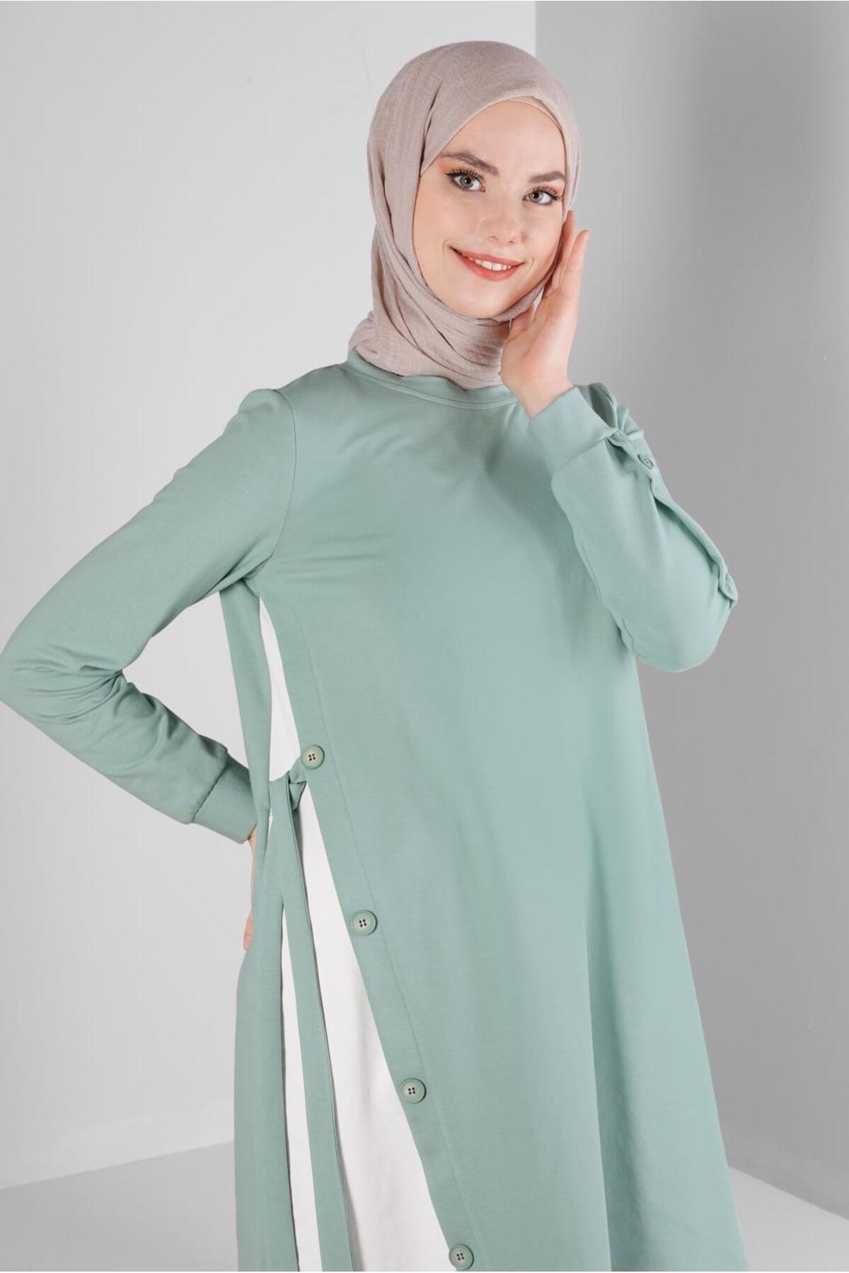 تونیک زنانه راسته آستین بلند | آلوینا Alvina TYCJEB48CN172671725240245