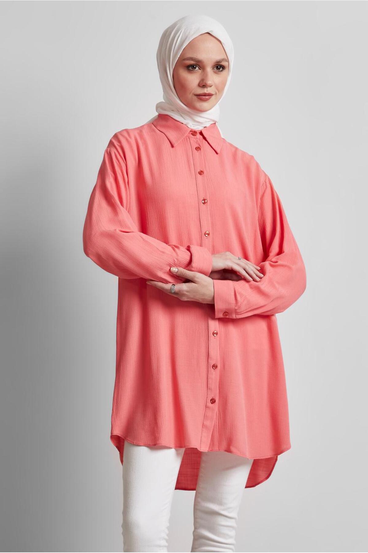 تونیک زنانه راسته آستین بلند | آلوینا Alvina 25YTNK0044810