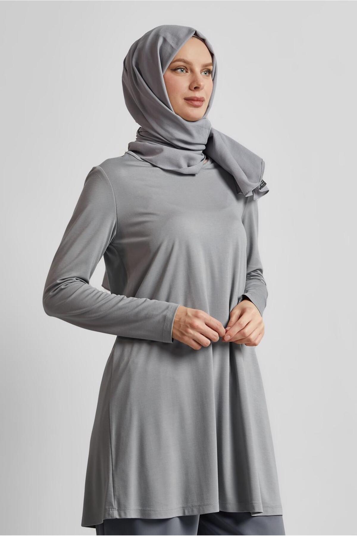 تونیک زنانه راسته آستین بلند | آلوینا Alvina 25YTNK0045480