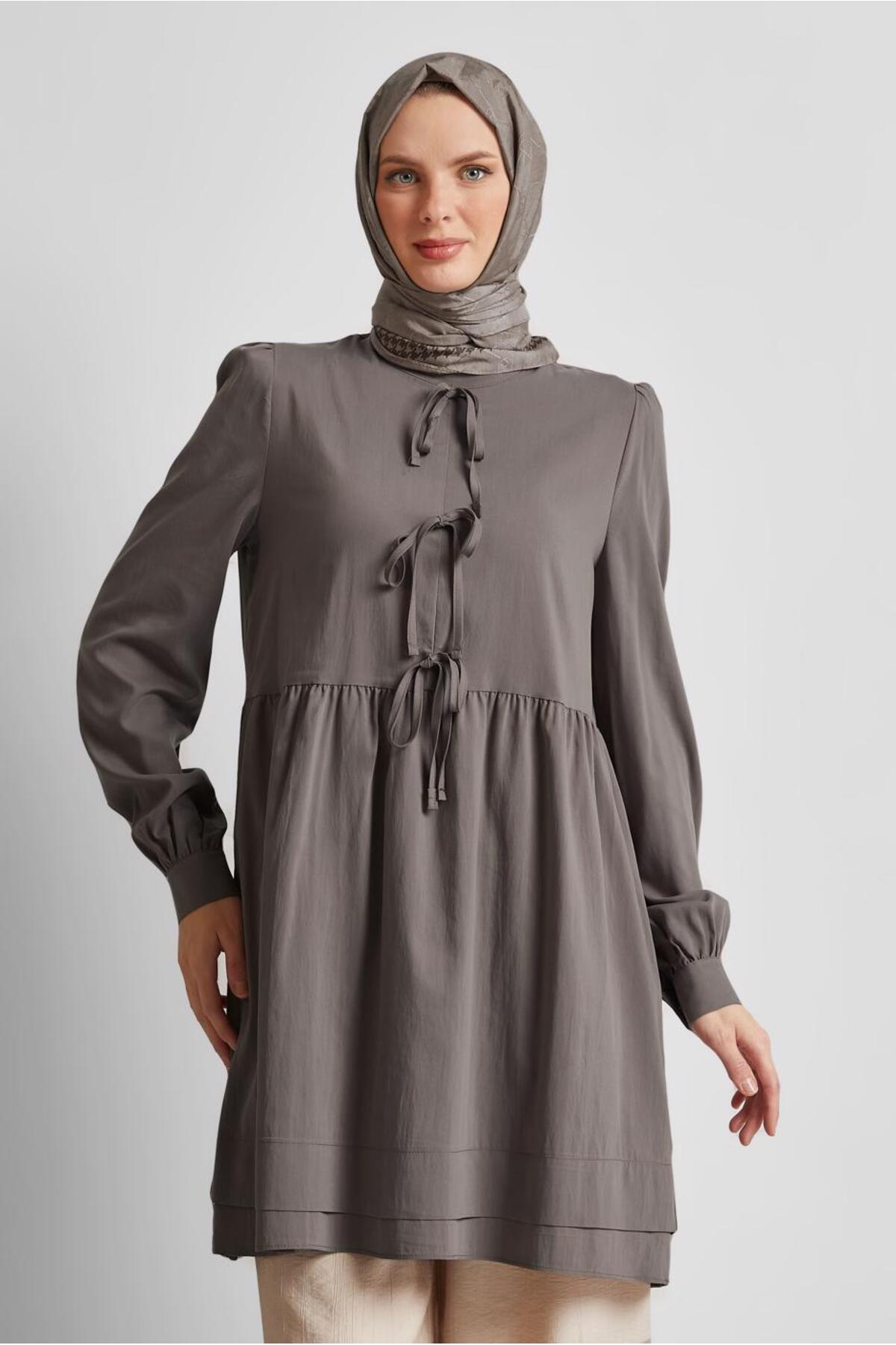 تونیک زنانه راسته آستین استاندارد | آلوینا Alvina 25YTNK0045644