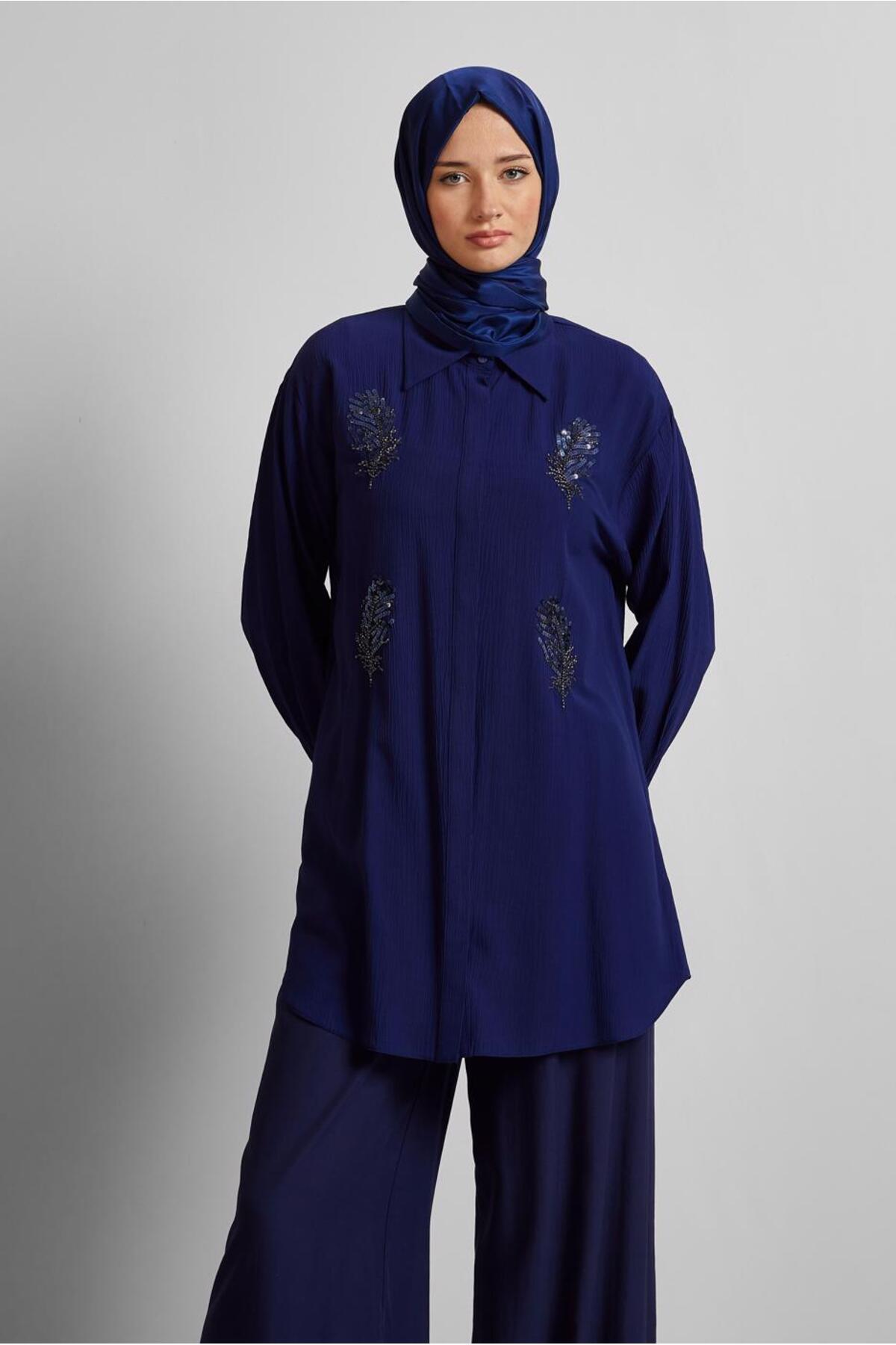 تونیک زنانه اسلیمی آستین بلند | آلوینا Alvina 25YTNK0045350