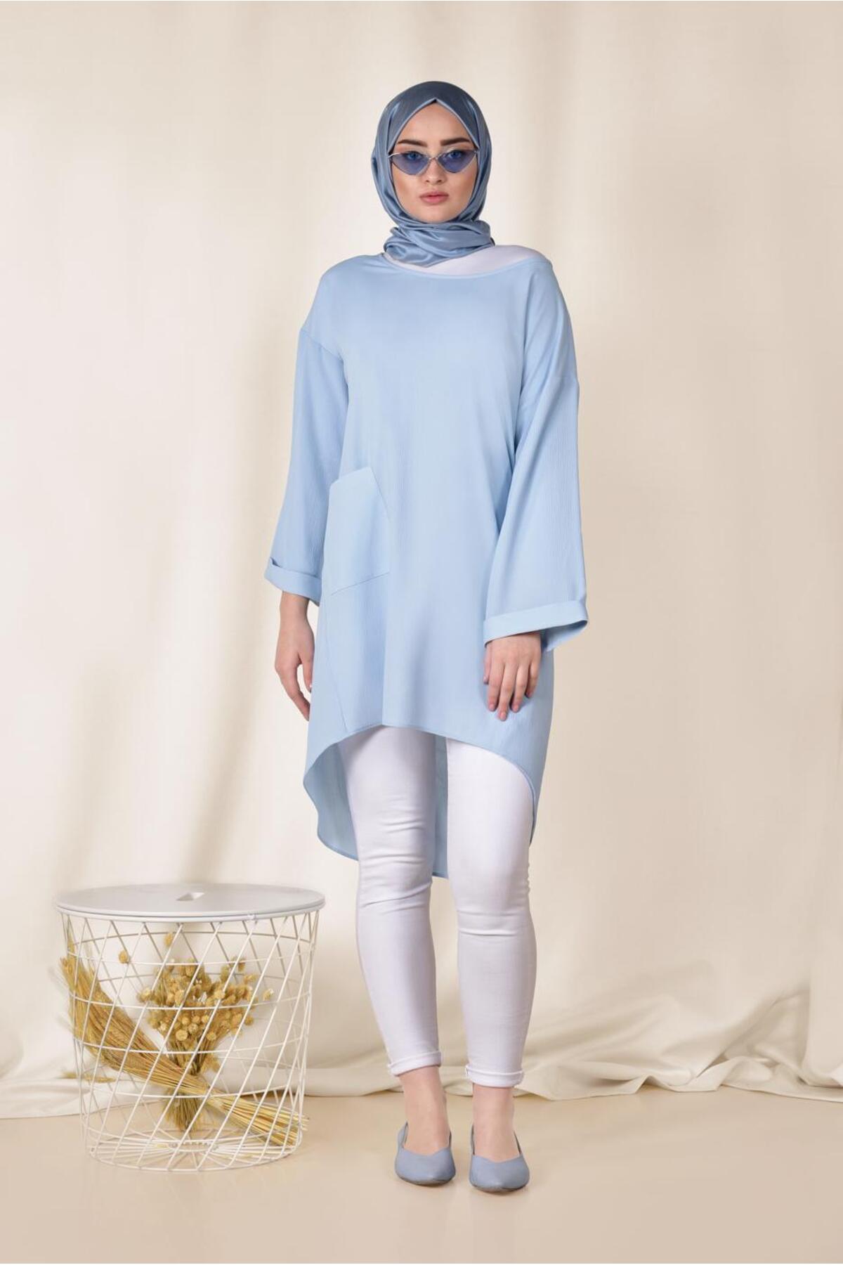تونیک زنانه راسته آستین بلند | آلوینا Alvina 20YTNK004110