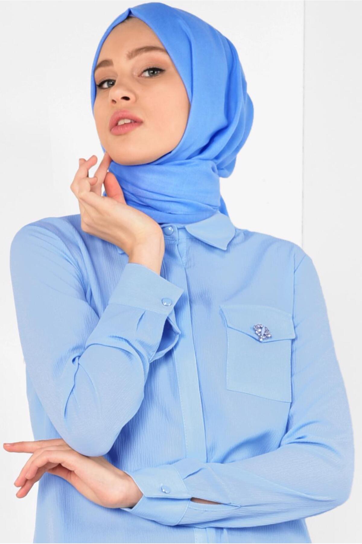 تونیک زنانه راسته آستین بلند | آلوینا Alvina 20YTNK004884