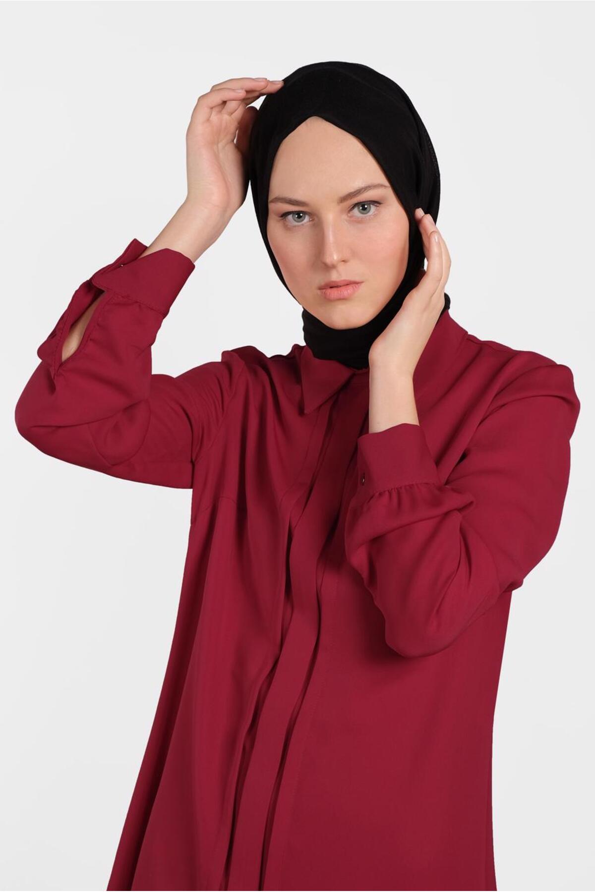 تونیک زنانه راسته آستین بلند | آلوینا Alvina 19YTNK4032-2