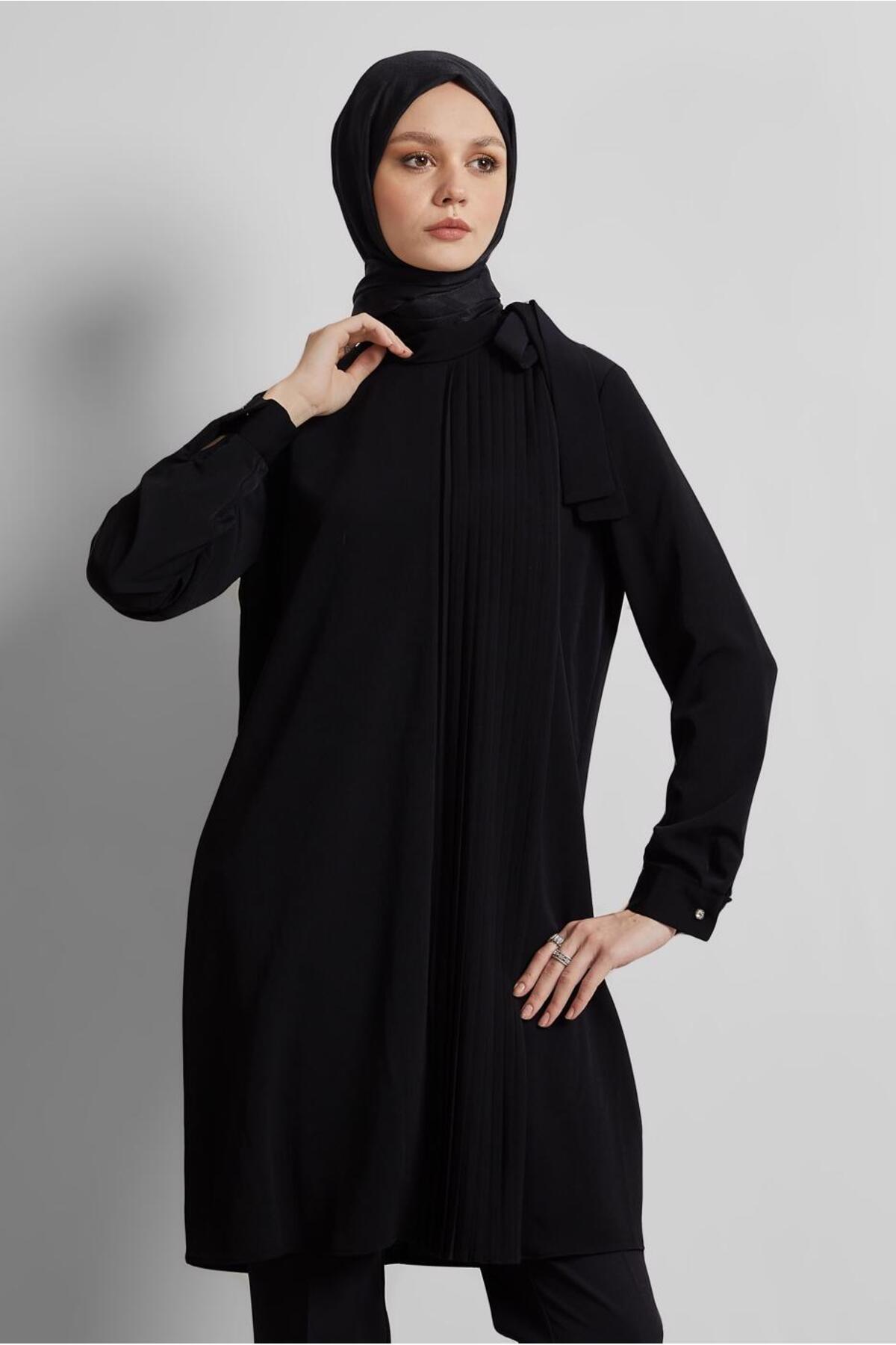 تونیک زنانه راسته آستین بلند | آلوینا Alvina 25YTNK0044223