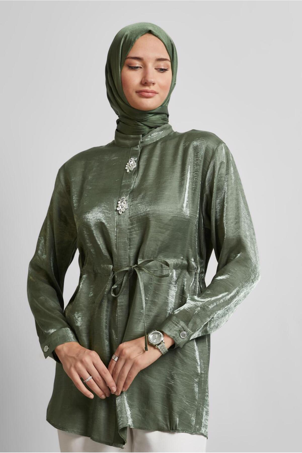 تونیک زنانه راسته آستین استاندارد | آلوینا Alvina 25YTNK0045610