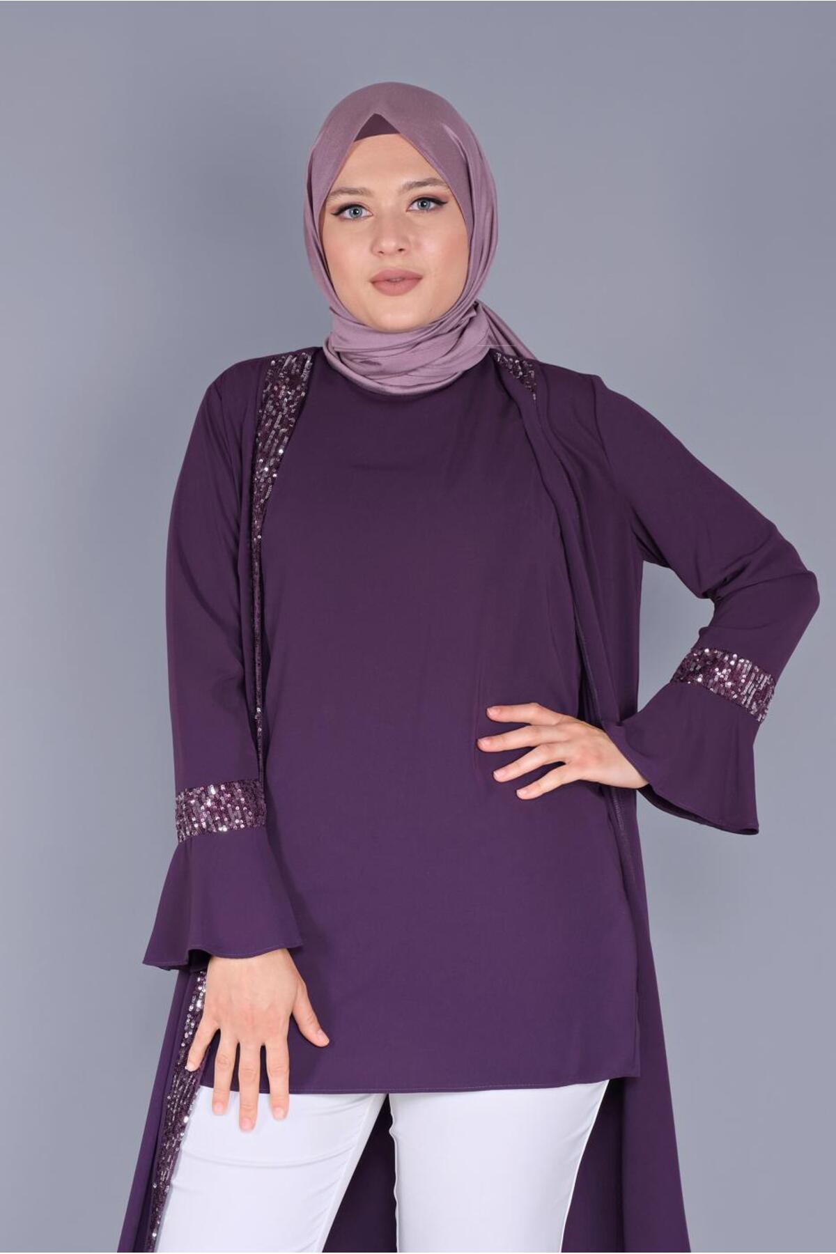 تونیک زنانه راسته آستین اسپانیایی | آلوینا Alvina 20YTNK0040881