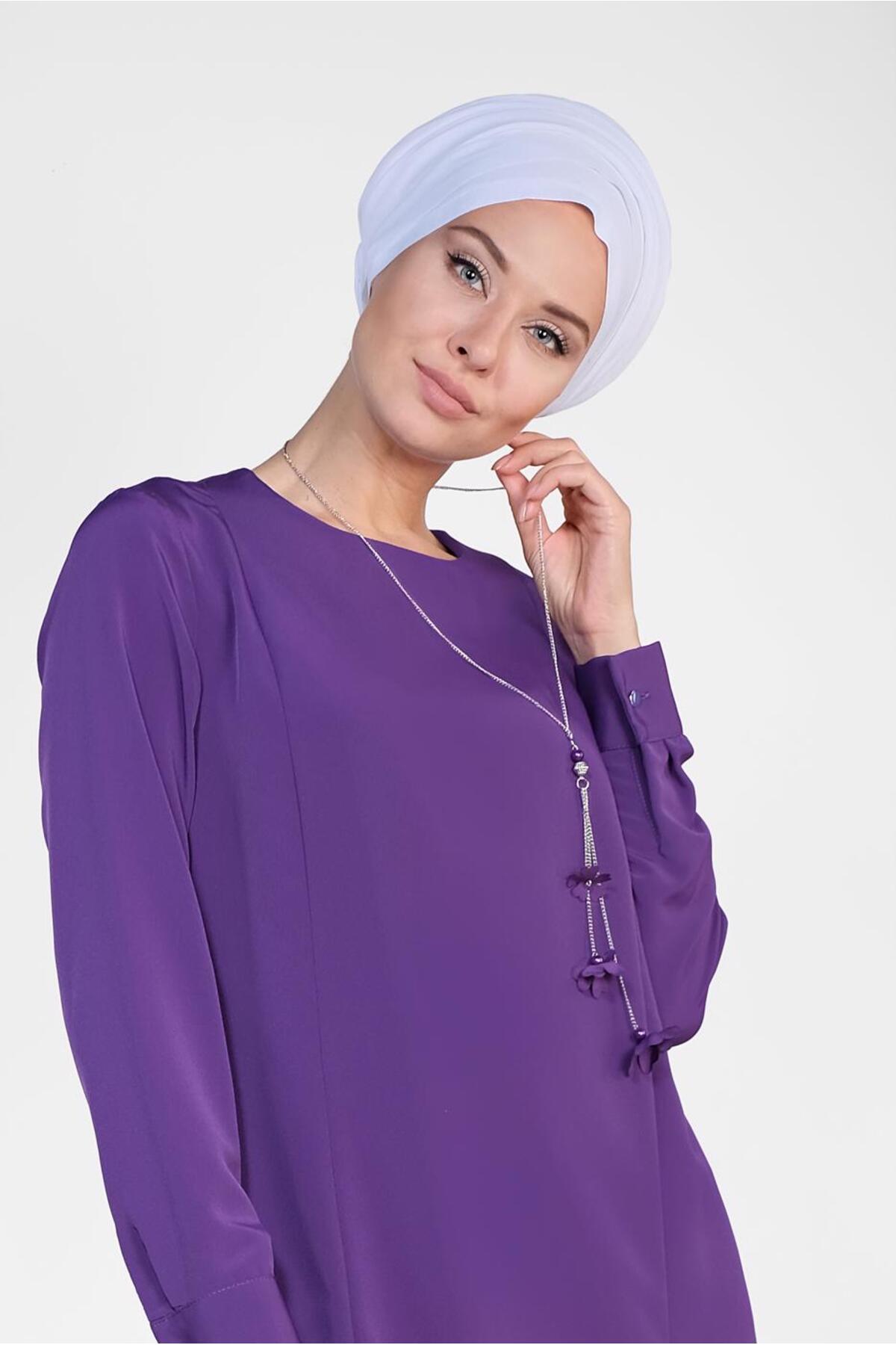 تونیک زنانه راسته آستین بلند | آلوینا Alvina 19YTNK004862
