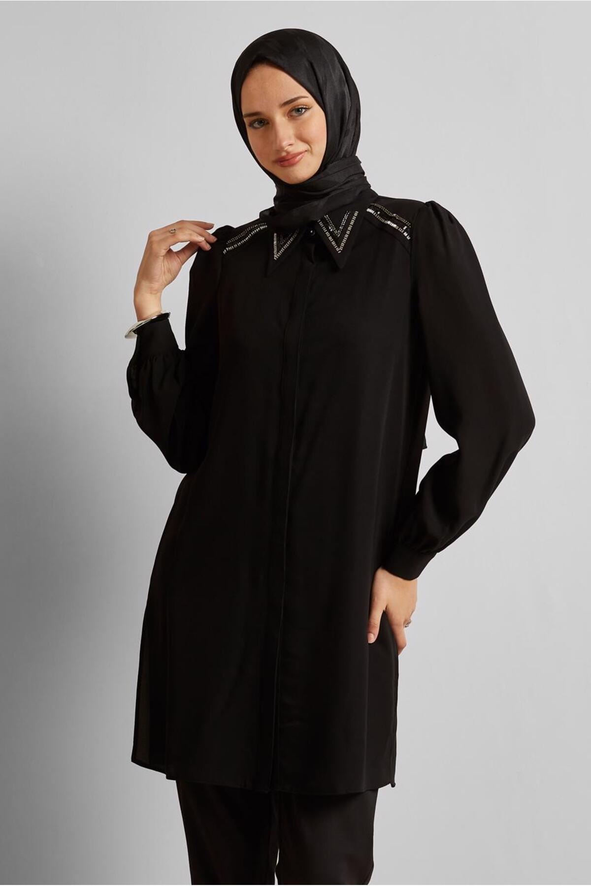تونیک زنانه راسته آستین استاندارد | آلوینا Alvina 25YTNK0045622