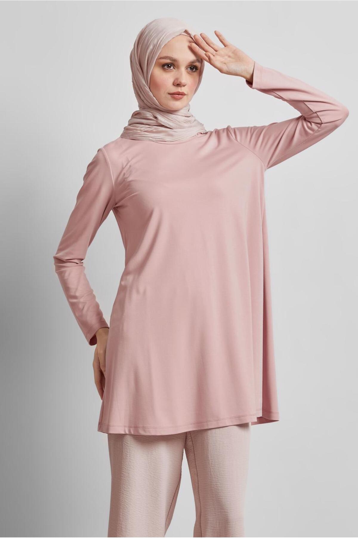 تونیک زنانه راسته آستین بلند | آلوینا Alvina 25YTNK0045480