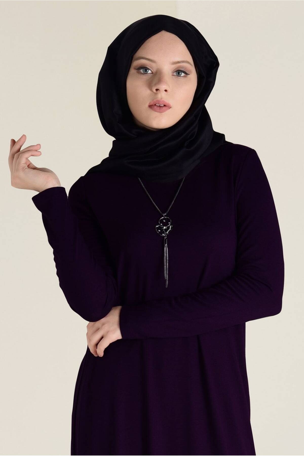 تونیک زنانه راسته آستین بلند | آلوینا Alvina 19KTNK004578