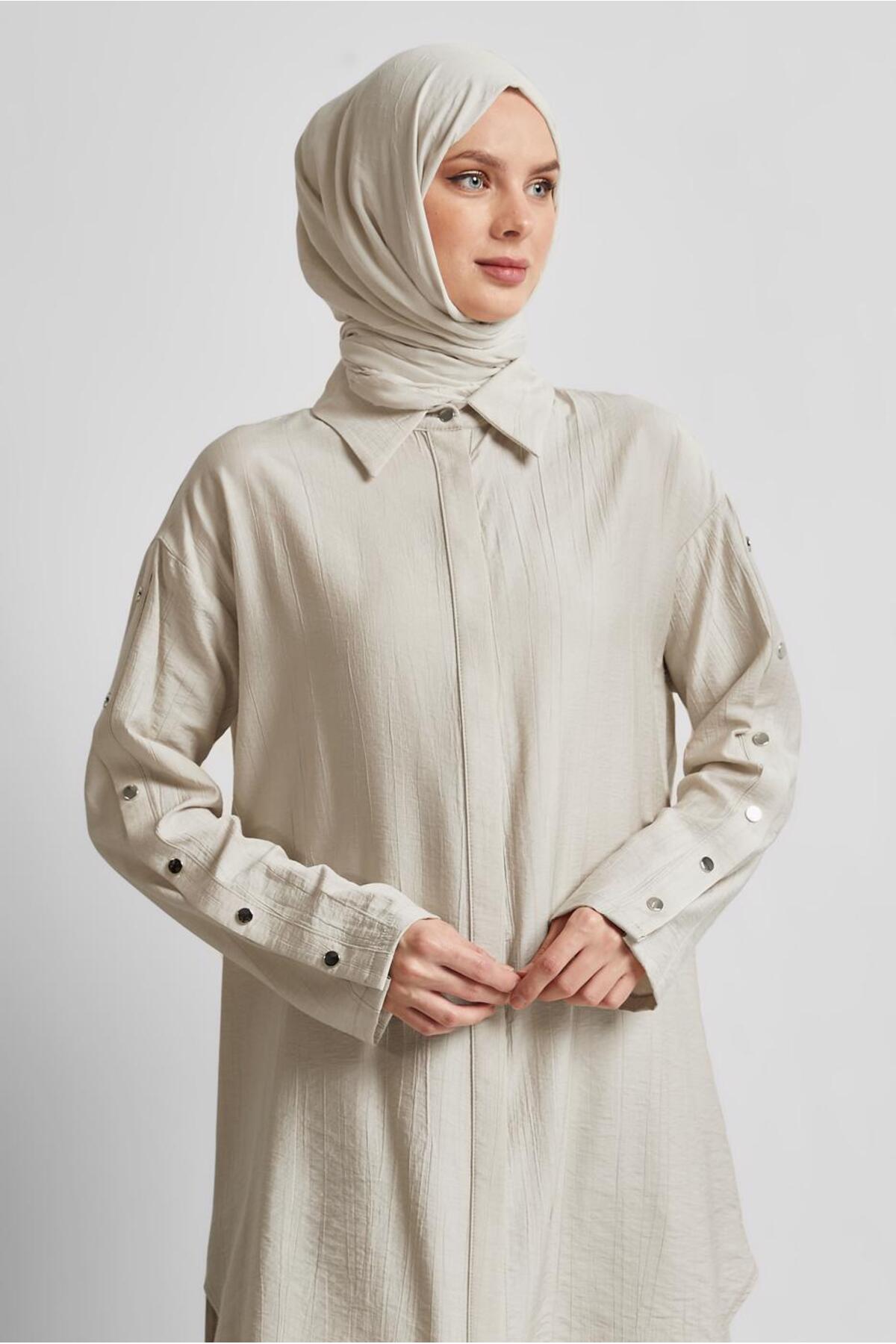 تونیک زنانه راسته آستین بلند | آلوینا Alvina 25YTNK0045681