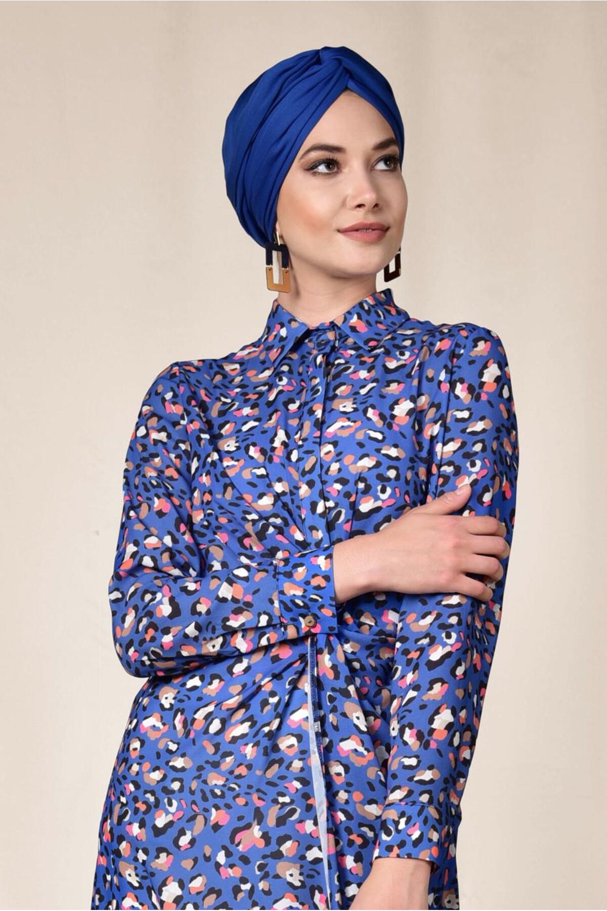 تونیک زنانه طرح دار آستین بلند | آلوینا Alvina 20YTNK004115