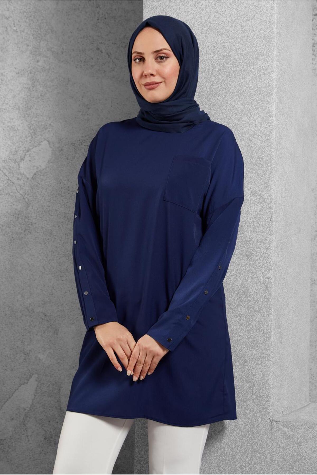 تونیک زنانه راسته آستین بلند | آلوینا Alvina 20YTNK004415