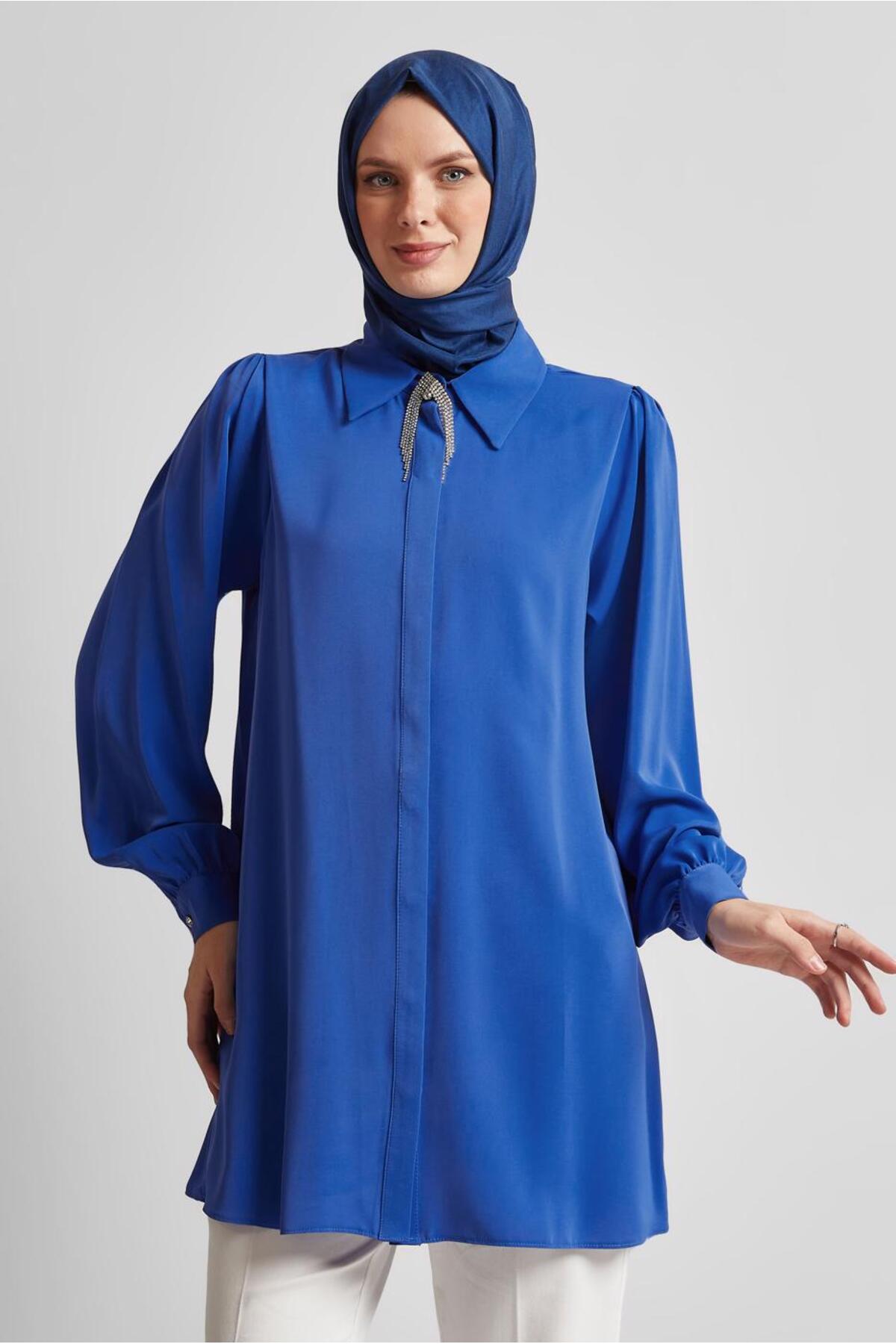 تونیک زنانه راسته آستین استاندارد | آلوینا Alvina 24YTNK0044200