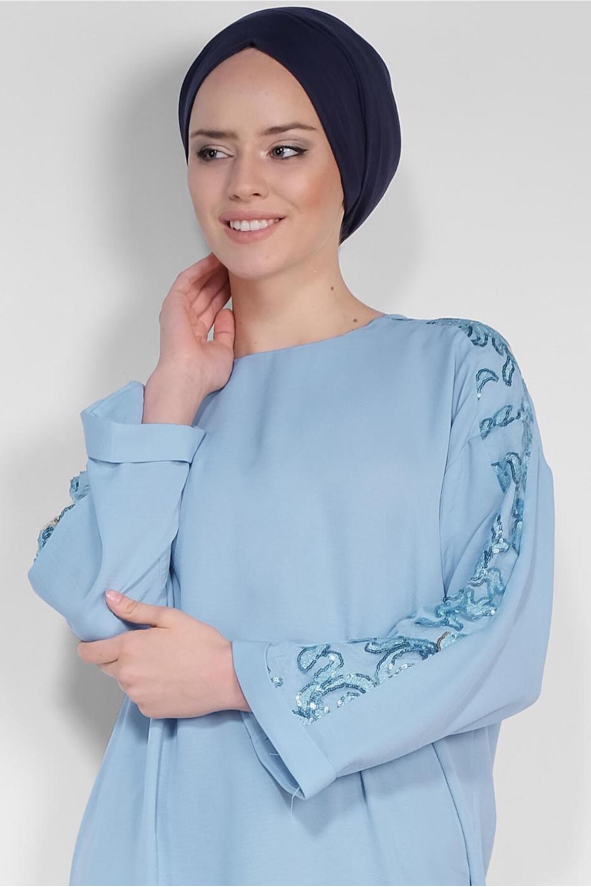 تونیک زنانه راسته آستین بلند | آلوینا Alvina 20YTNK004432