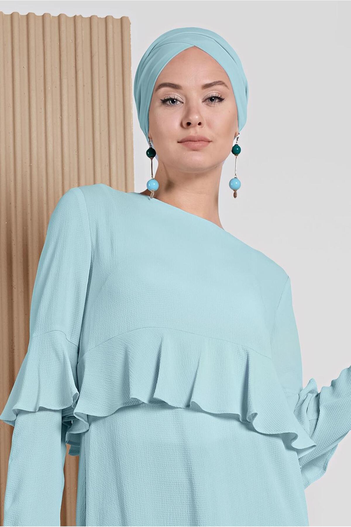 تونیک زنانه راسته آستین بلند | آلوینا Alvina 19YTNK004180