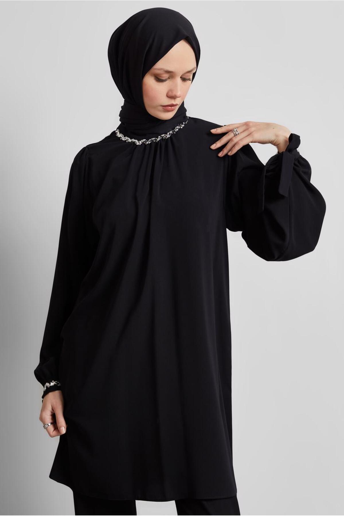 تونیک زنانه راسته آستین بلند | آلوینا Alvina 25YTNK0044687