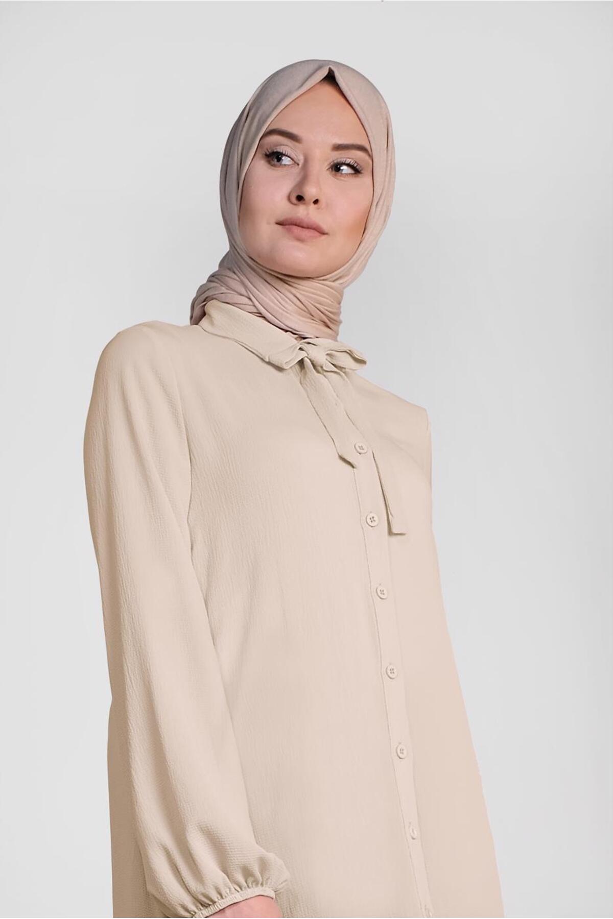 تونیک زنانه راسته آستین بلند | آلوینا Alvina 19YTNK004851