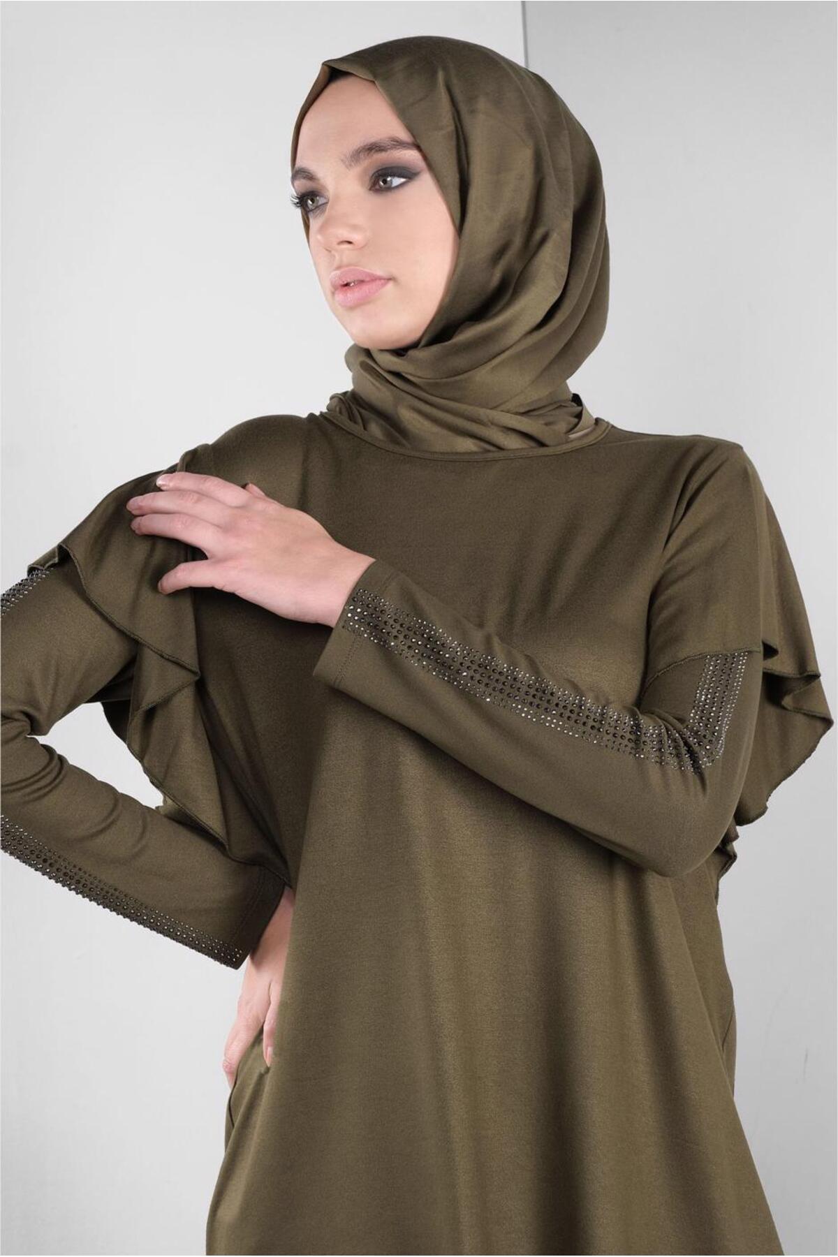 تونیک زنانه راسته آستین بلند | آلوینا Alvina 21KTNK0041293