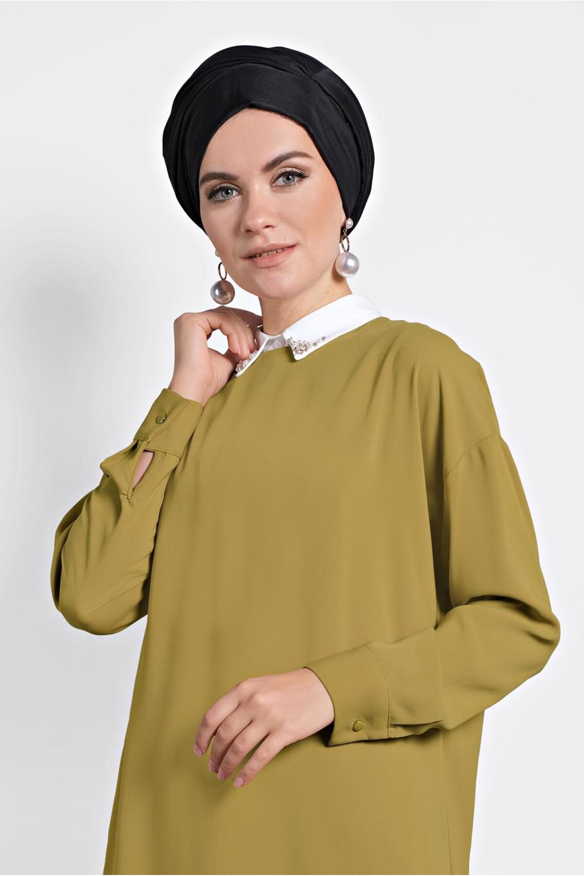تونیک زنانه راسته آستین استاندارد | آلوینا Alvina 20KTNK0040168