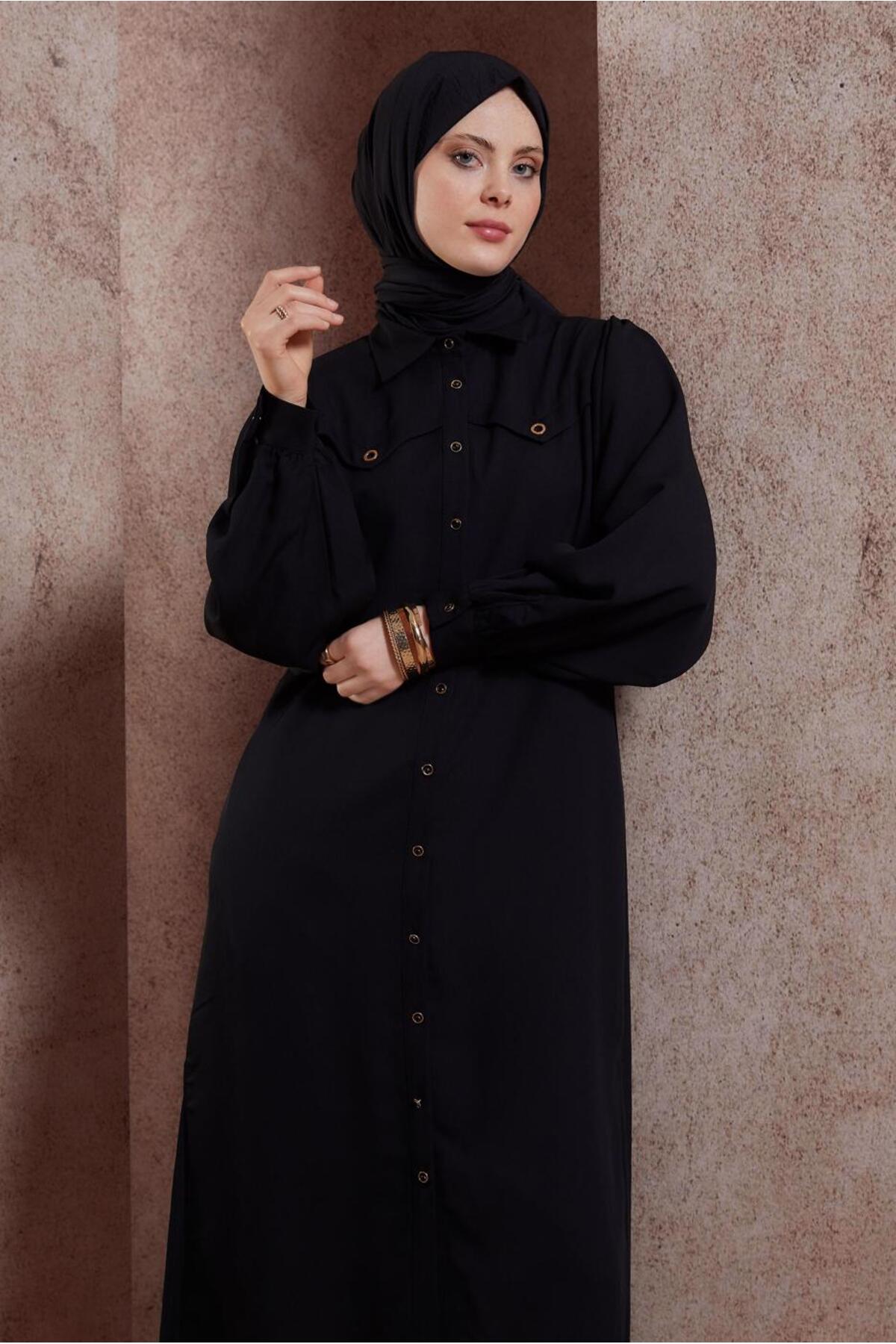 تونیک زنانه راسته آستین چین دار | آلوینا Alvina 23YTNK0043860