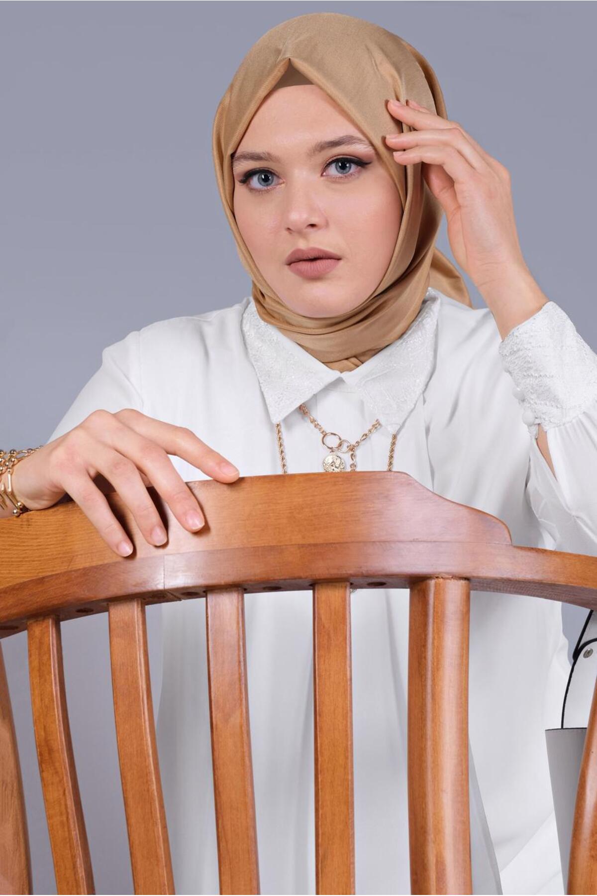تونیک زنانه راسته آستین بلند | آلوینا Alvina 20YTNK0020054