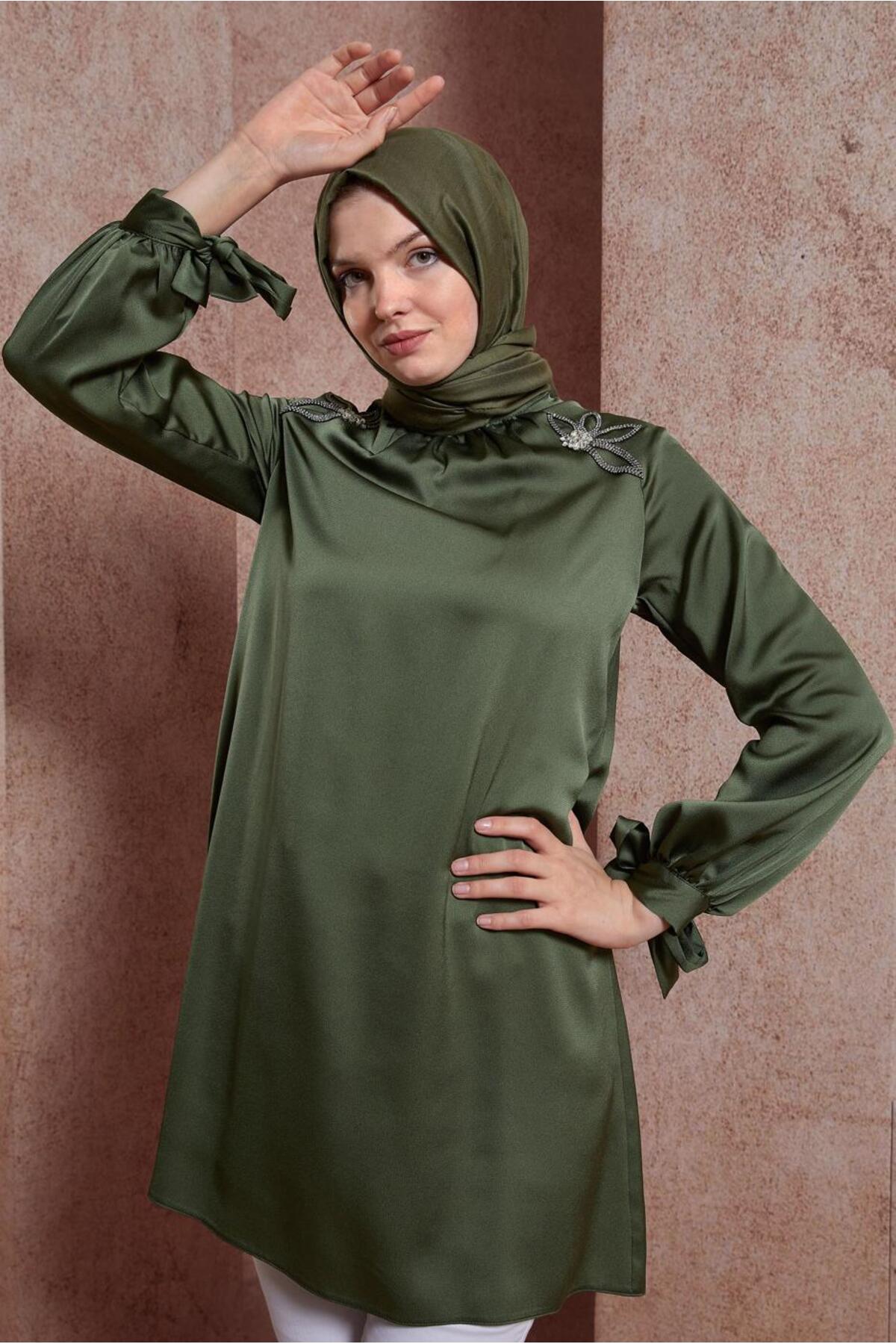 تونیک زنانه راسته رگلان | آلوینا Alvina 24YTNK0044586