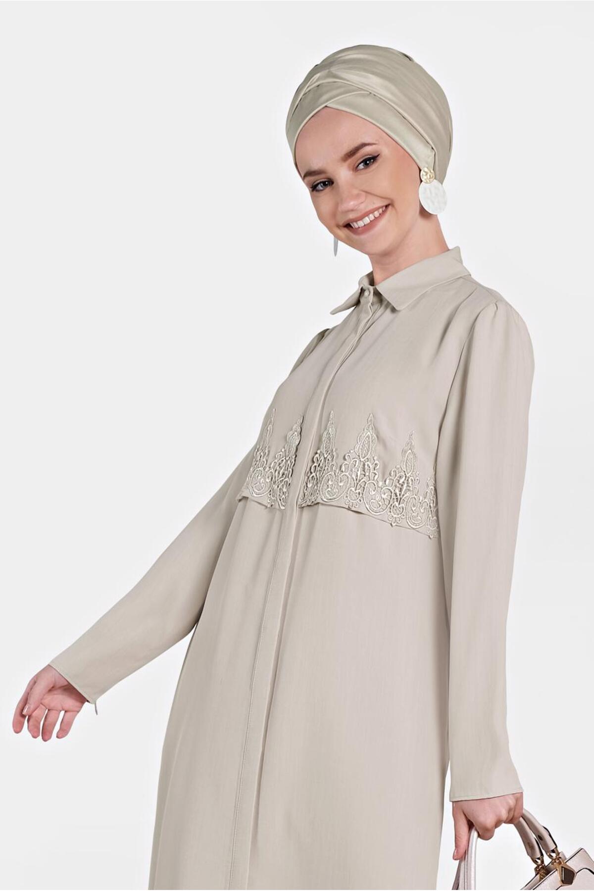 تونیک زنانه اسلیمی آستین بلند | آلوینا Alvina 20YTNK004457