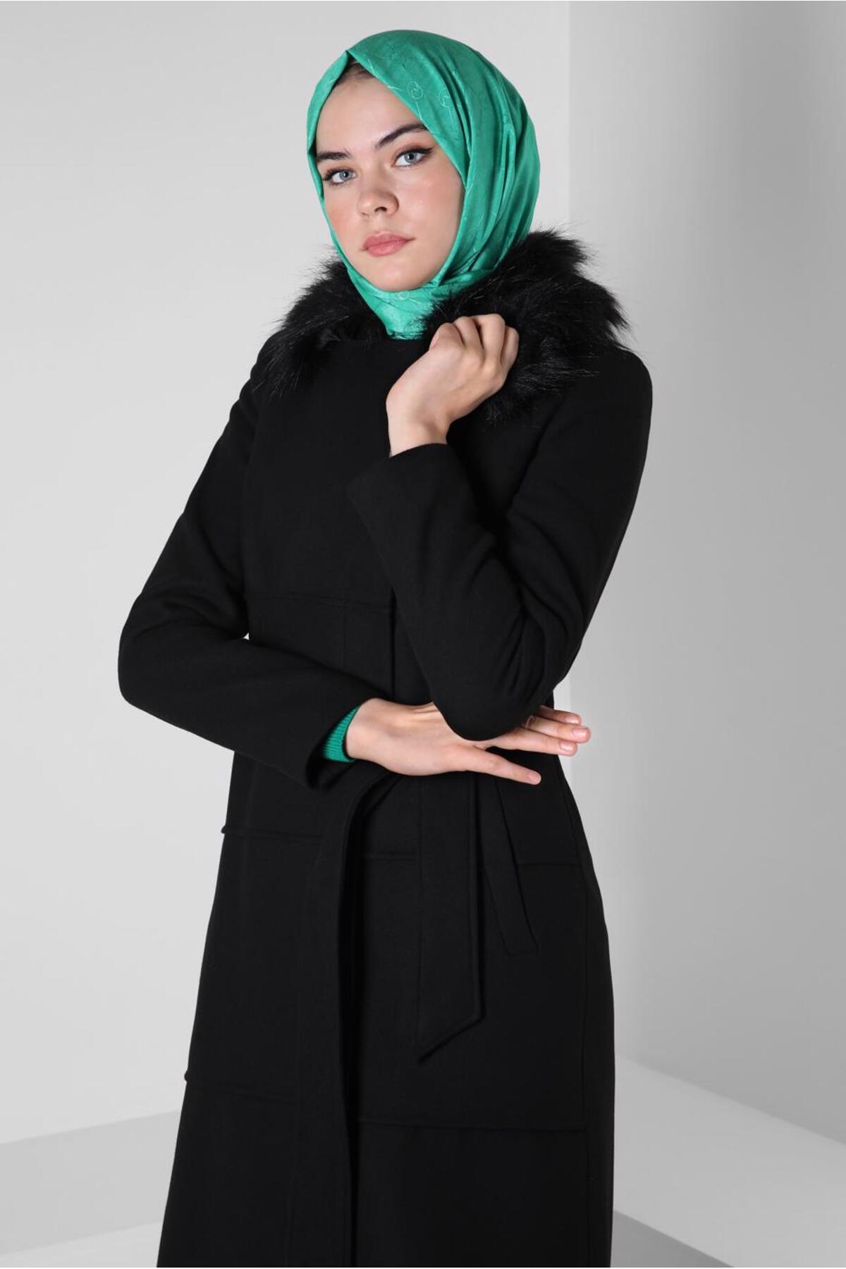 پالتو زنانه راسته آستین استاندارد | آلوینا Alvina 24KKBN0090404