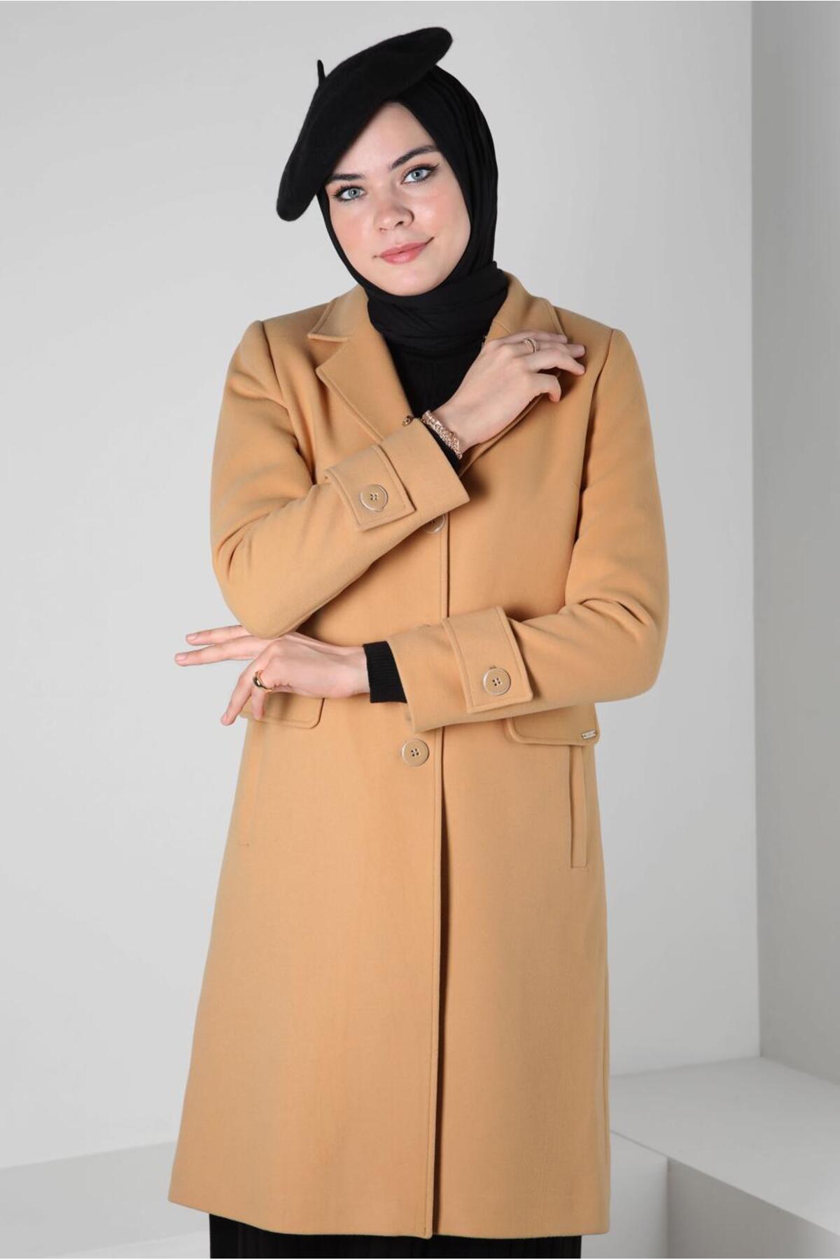 پالتو زنانه راسته آستین استاندارد | آلوینا Alvina 24KKBN0090409
