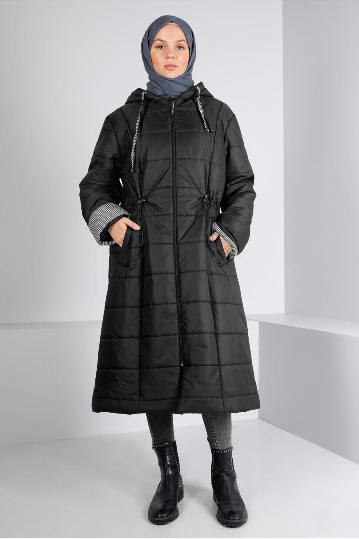 پالتو زنانه راسته آستین چین دار | آلوینا Alvina 23KKBN0090332