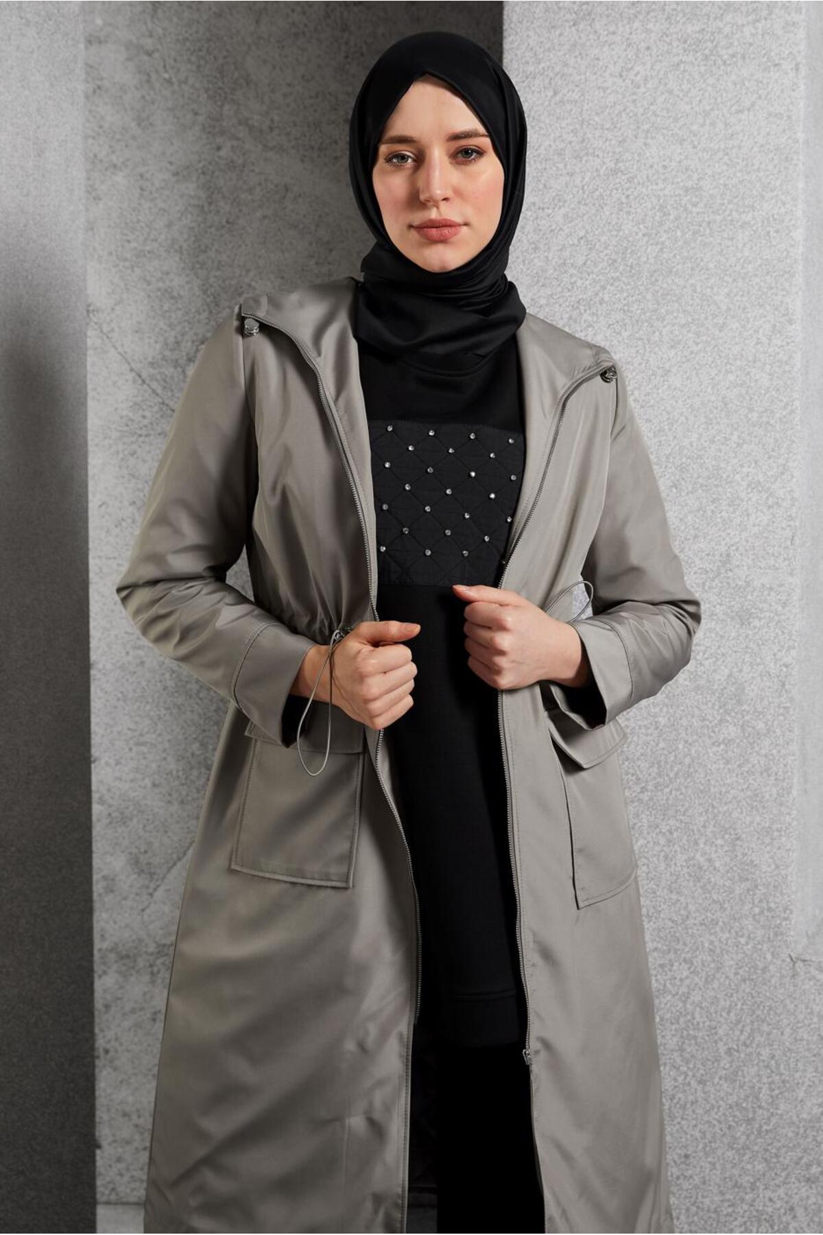 پالتو زنانه راسته آستین استاندارد | آلوینا Alvina 25KPRK0090555