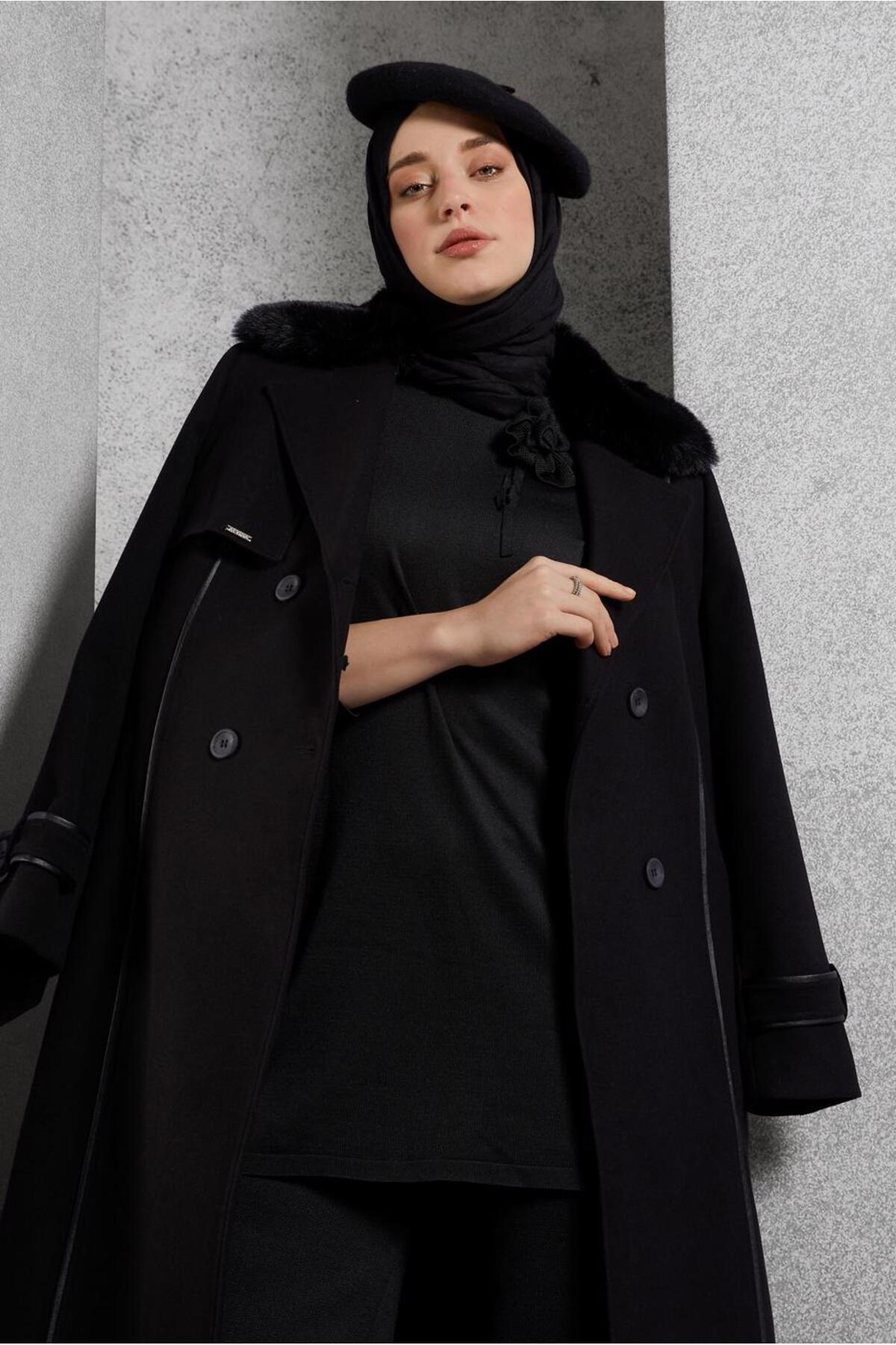 پالتو زنانه راسته آستین استاندارد | آلوینا Alvina 25KKBN0090506
