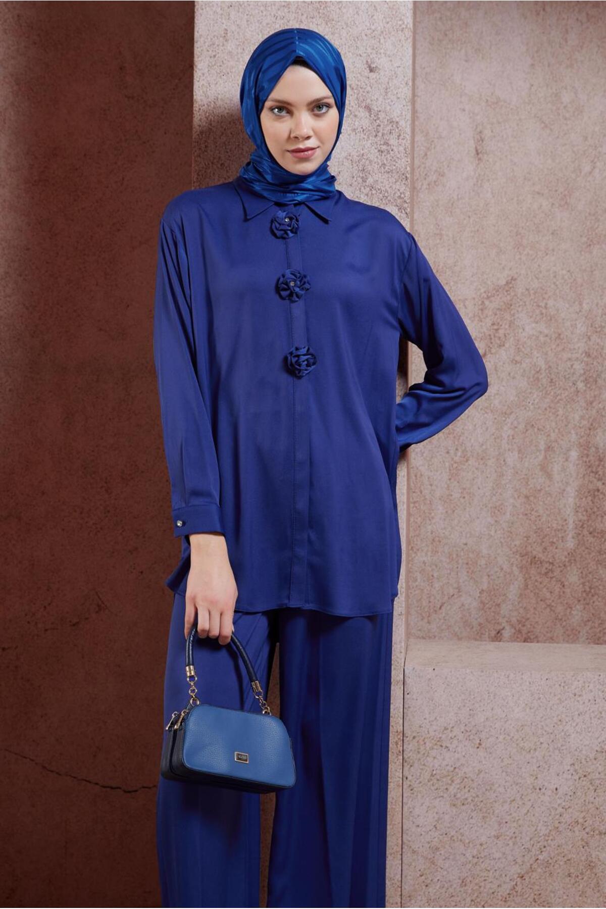 ست لباس زنانه راسته فاق نرمال آستین استاندارد | آلوینا Alvina 24YTKP0044757