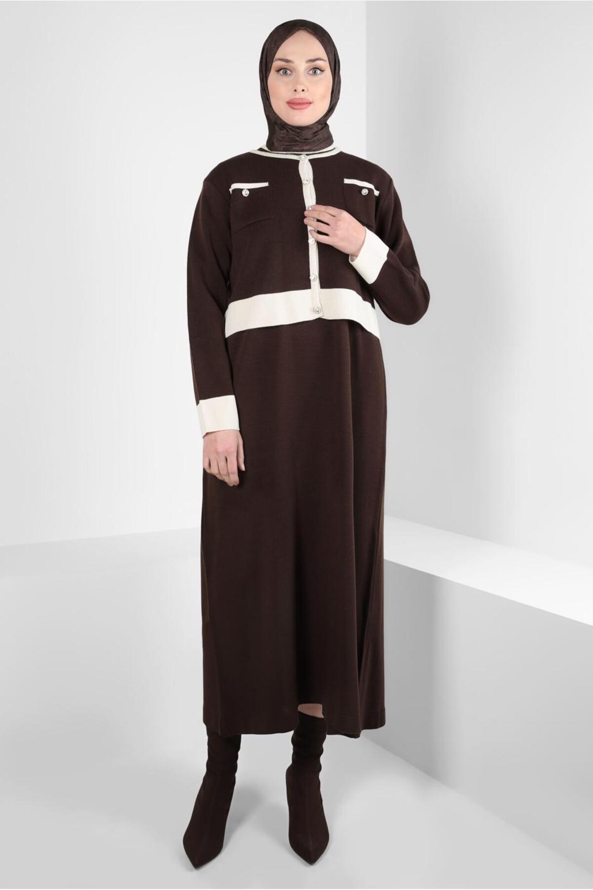 ست لباس زنانه راسته فاق نرمال آستین استاندارد | آلوینا Alvina 24KELB0044092