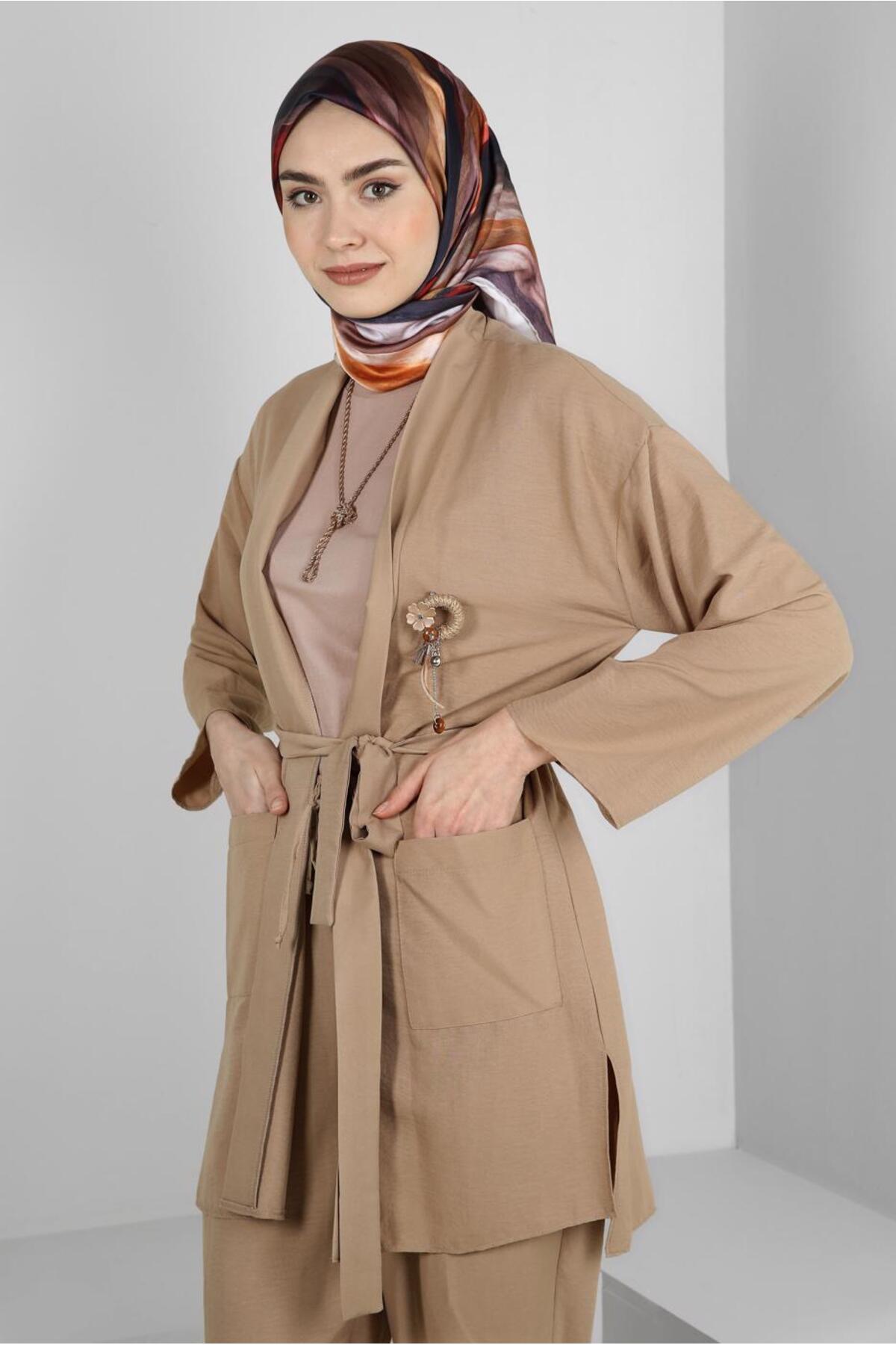ست لباس زنانه راسته کشسان آستین استاندارد | آلوینا Alvina 23YTKP0043598