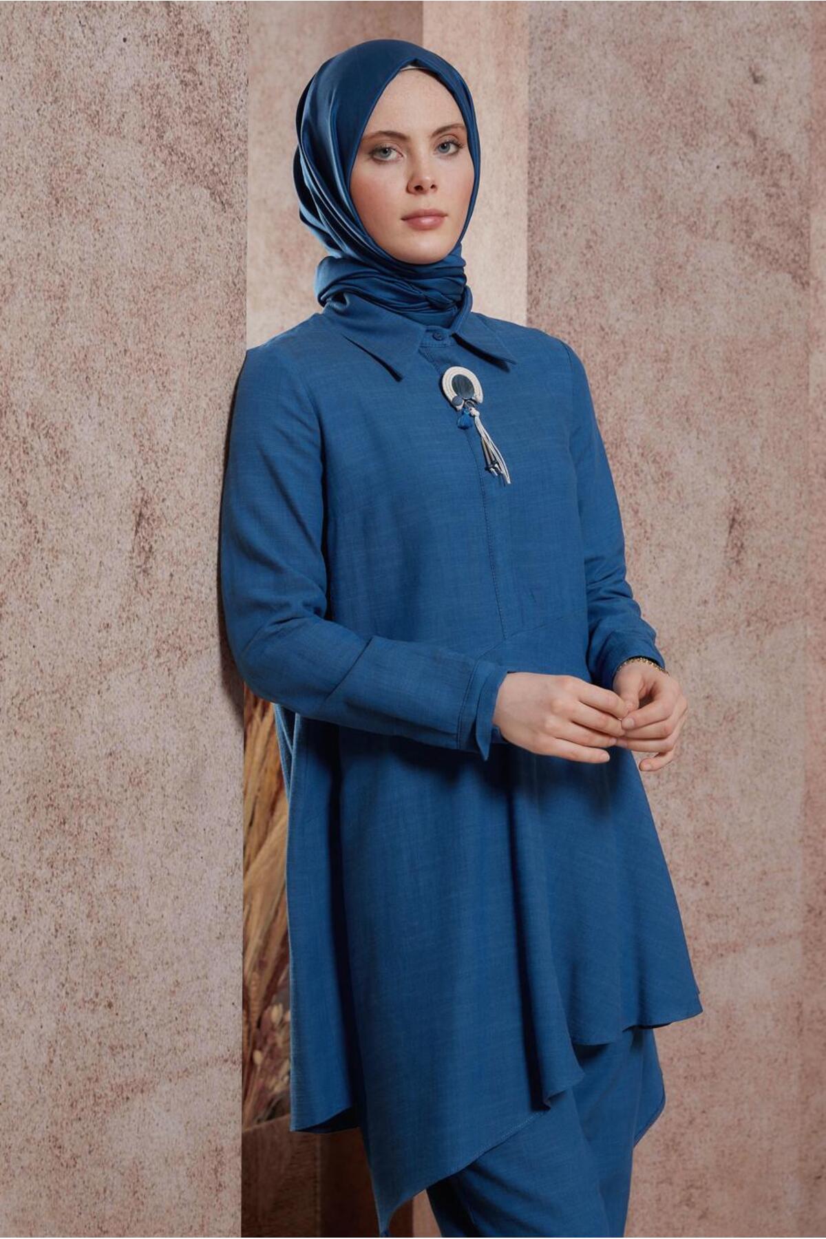 ست لباس زنانه راسته فاق نرمال آستین استاندارد | آلوینا Alvina 24YTKP0044411