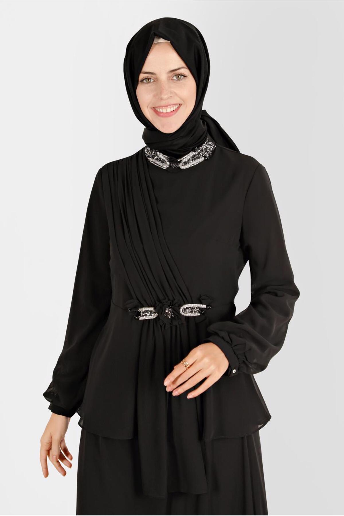 ست لباس زنانه راسته فاق نرمال آستین استاندارد | آلوینا Alvina 22YTKE0030252