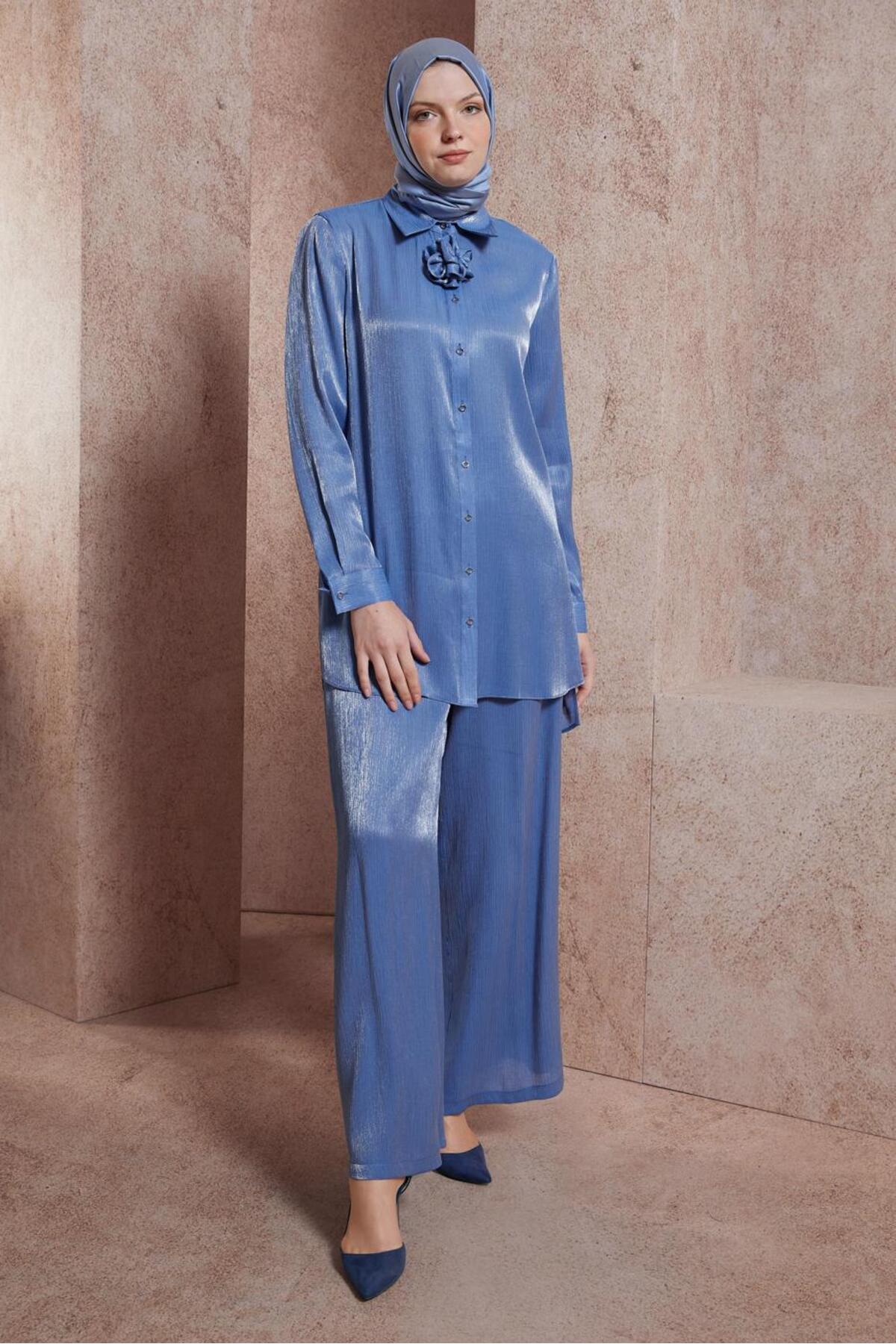 ست لباس زنانه راسته فاق نرمال آستین استاندارد | آلوینا Alvina 24YTKP0044539