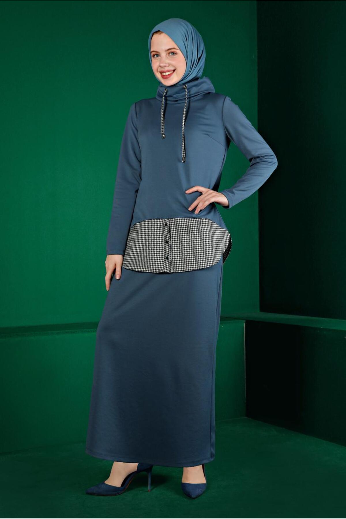 ست لباس زنانه راسته فاق نرمال آستین استاندارد | آلوینا Alvina 23KTKE0043413